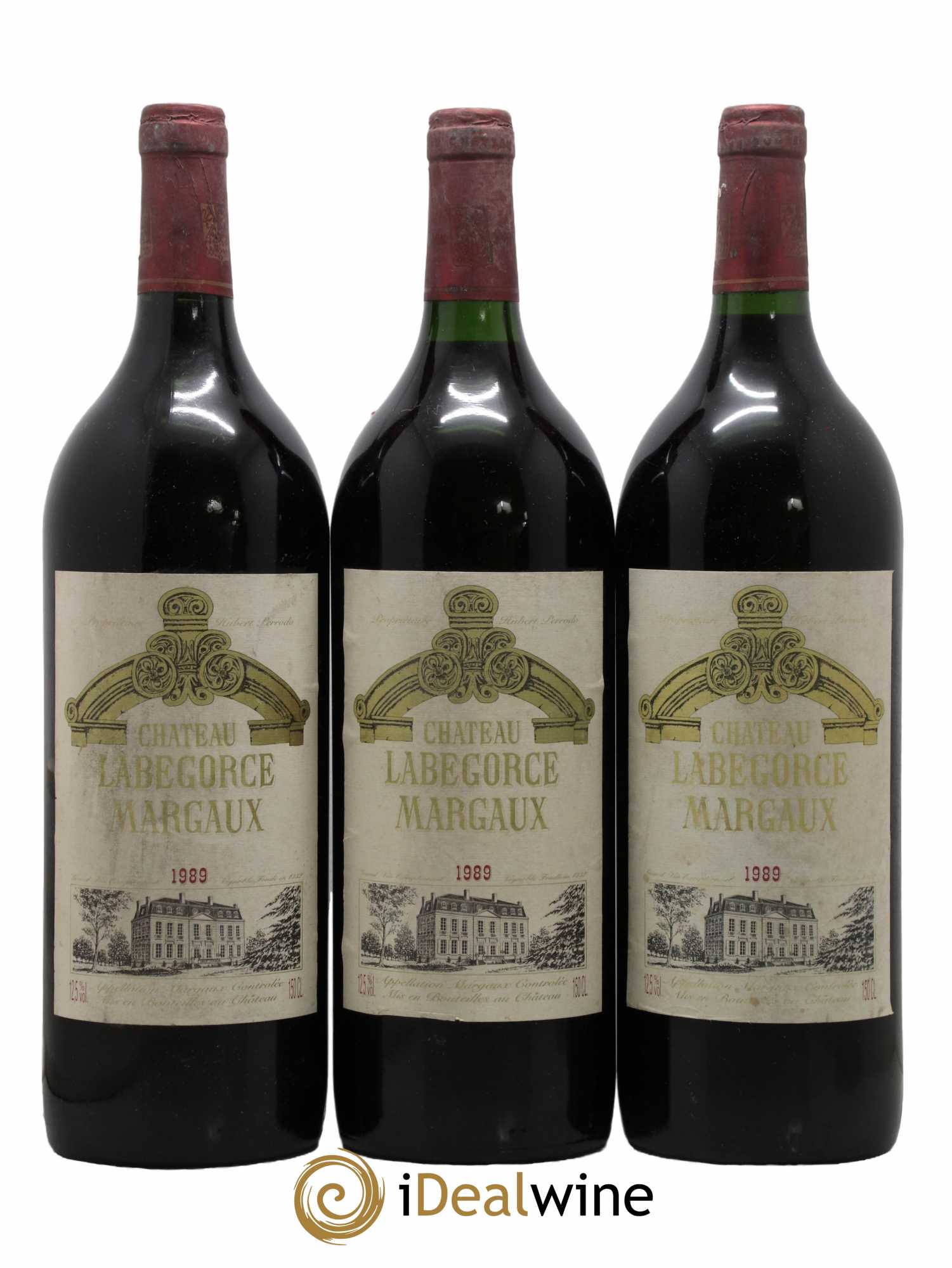 Château Labegorce Cru Bourgeois 1989 - Lot de 3 magnums - 0