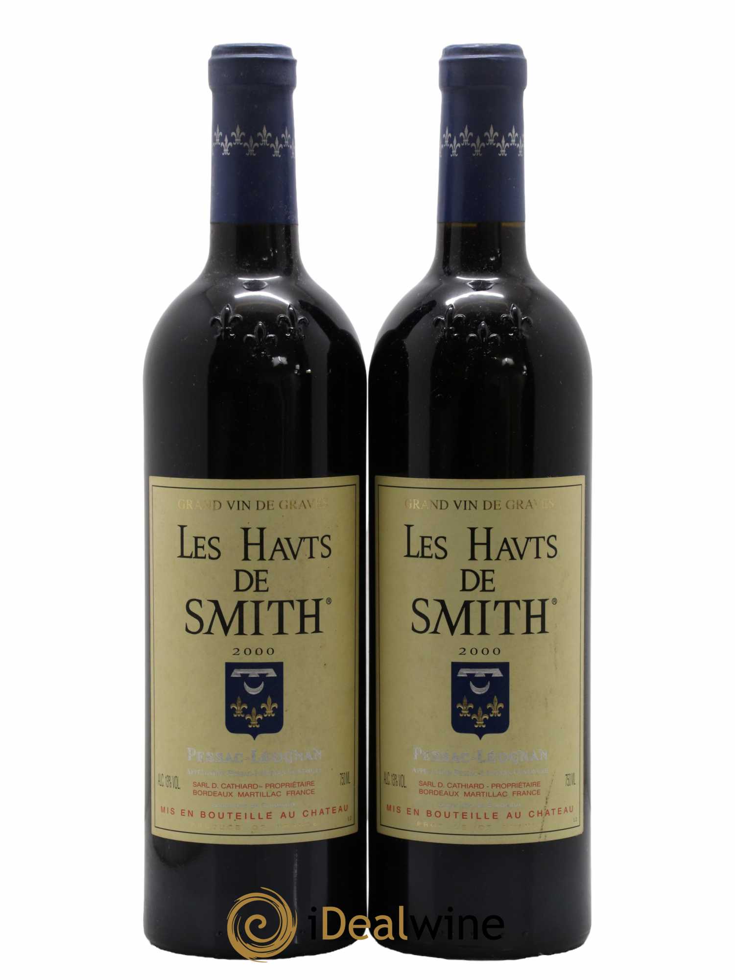 Les Hauts de Smith Second Vin 2000 - Lot de 2 bouteilles - 0