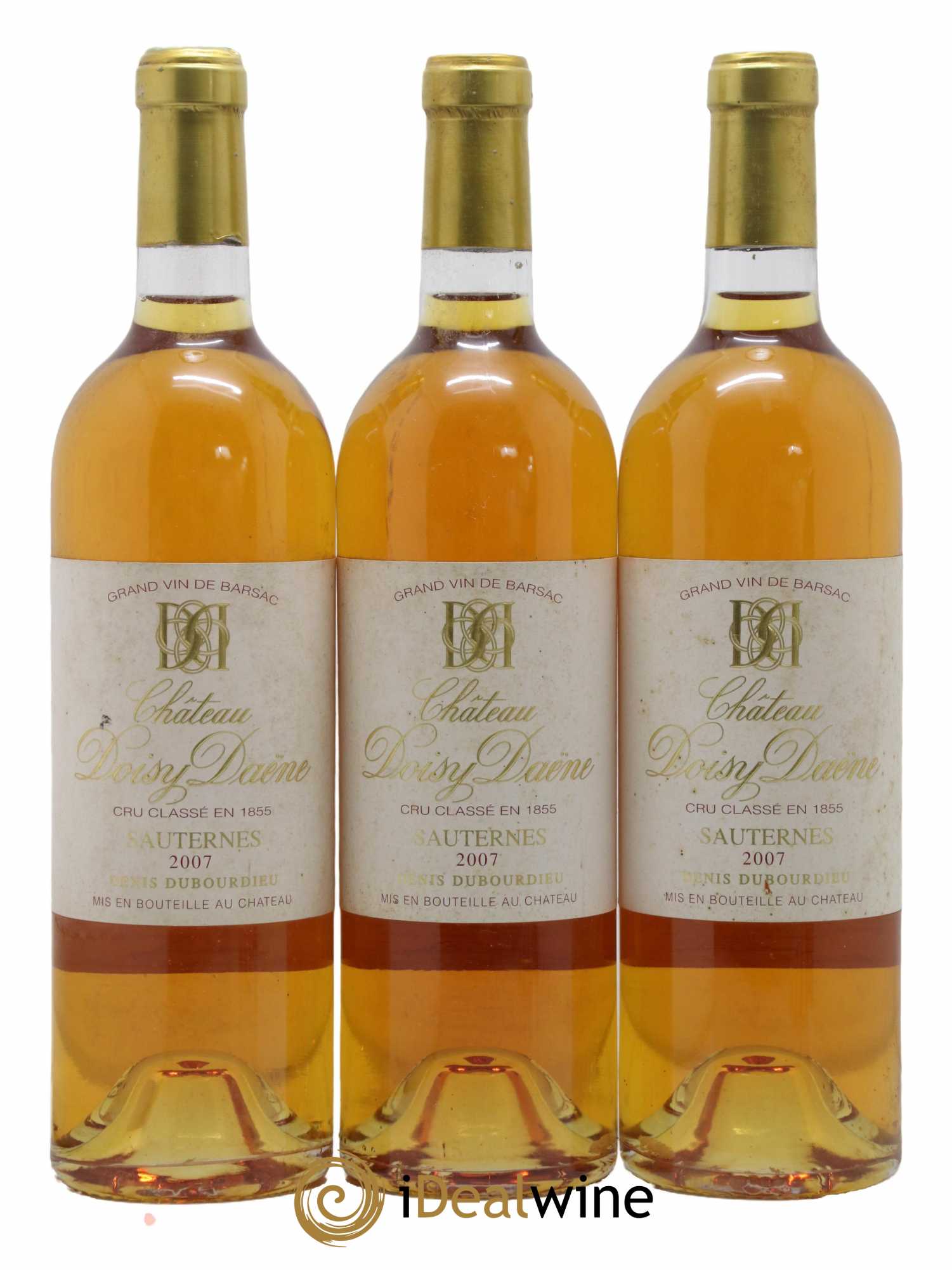 Château Doisy Daëne 2ème Grand Cru Classé 2007 - Lotto di 3 bottiglie - 0