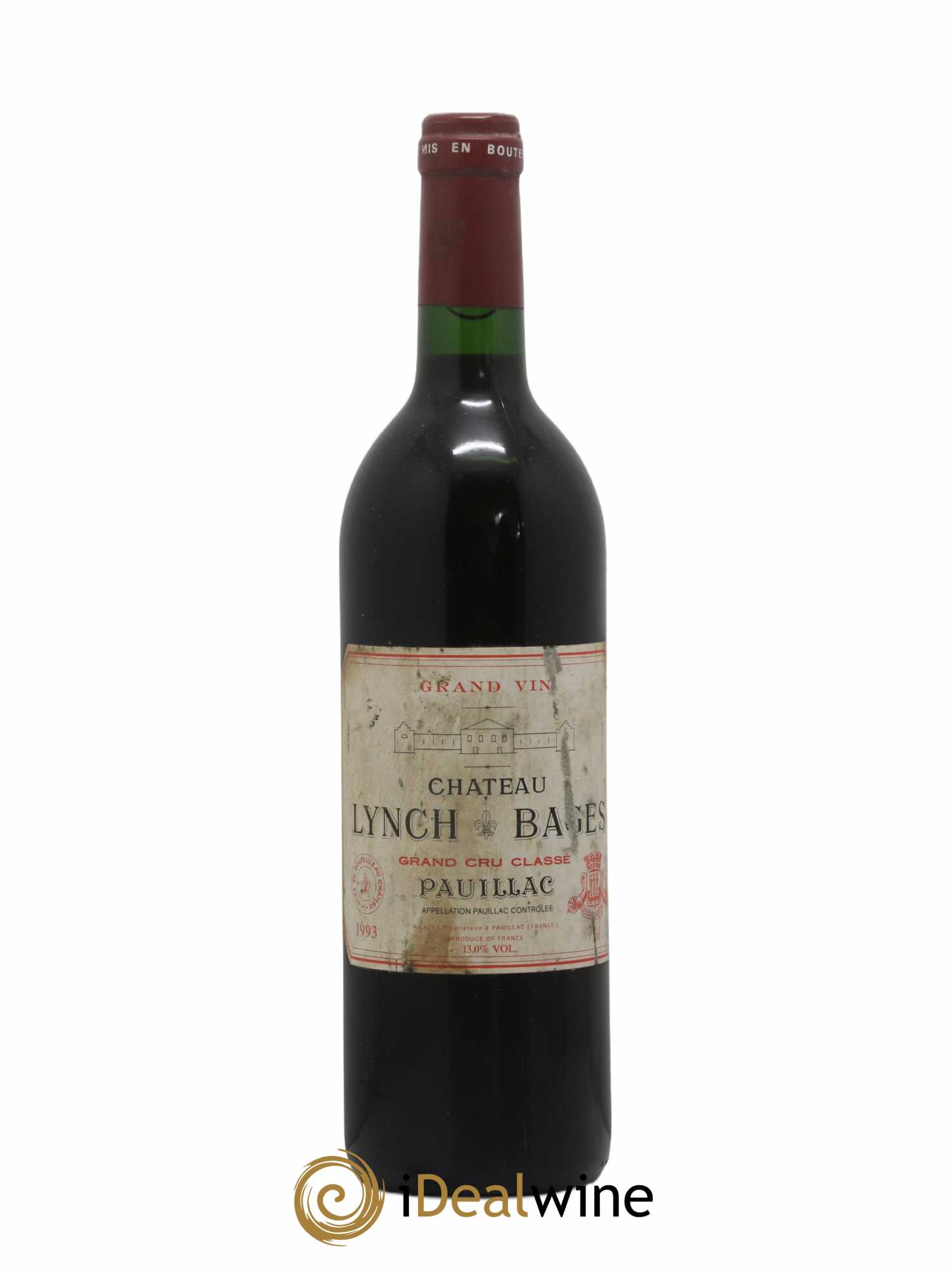 Château Lynch Bages 5ème Grand Cru Classé 1993 - Lot of 1 bottle - 0