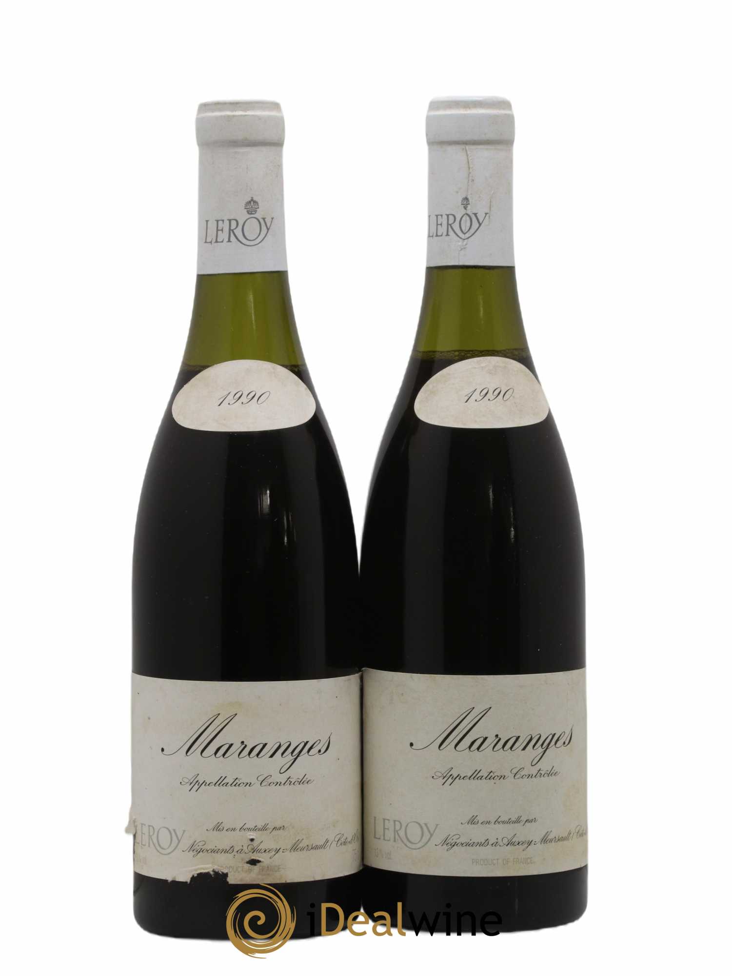Maranges Leroy SA 1990 - Lot de 2 bouteilles - 0
