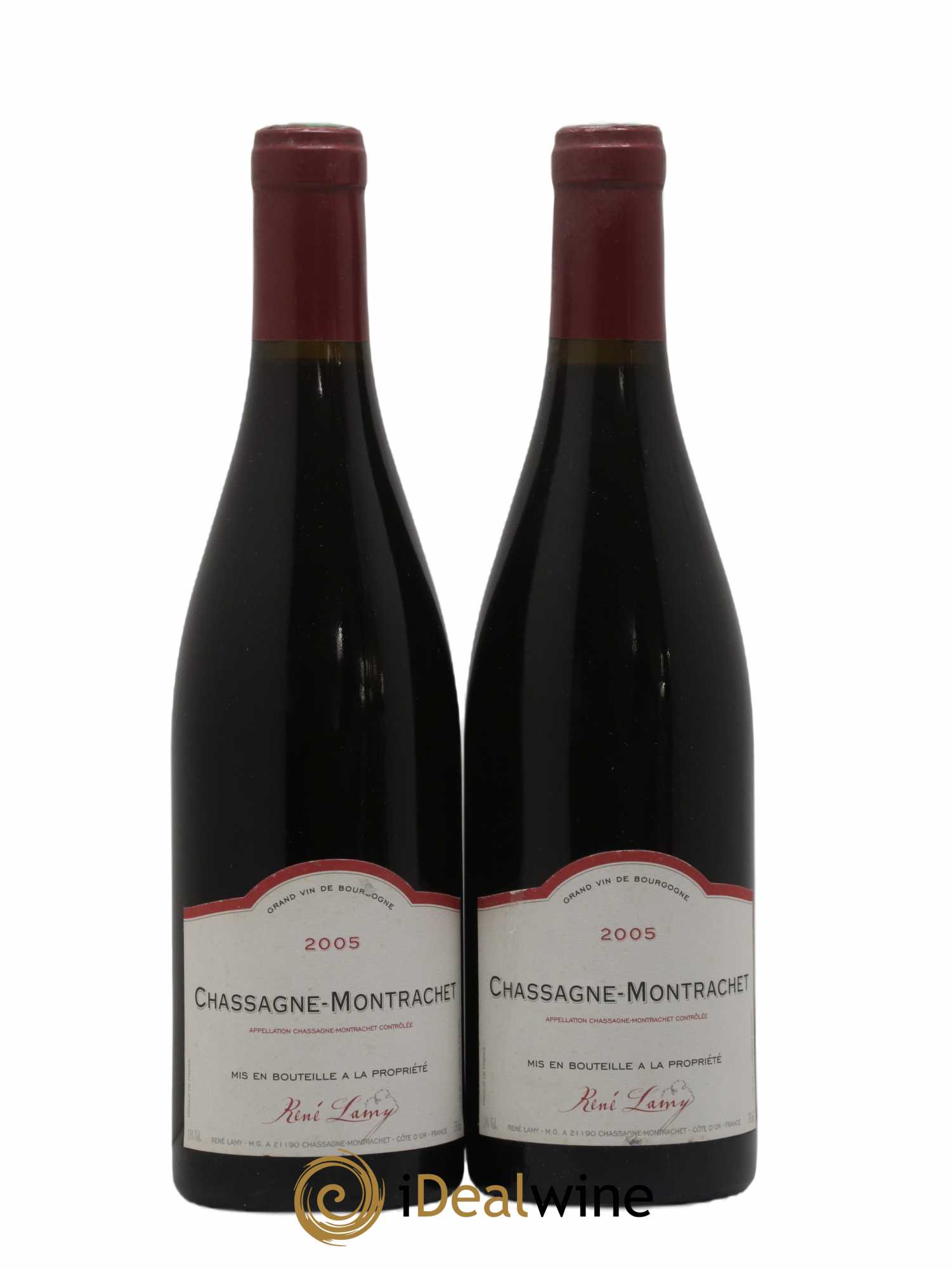 Chassagne-Montrachet Rene Lamy 2005 - Lot de 2 bouteilles - 0