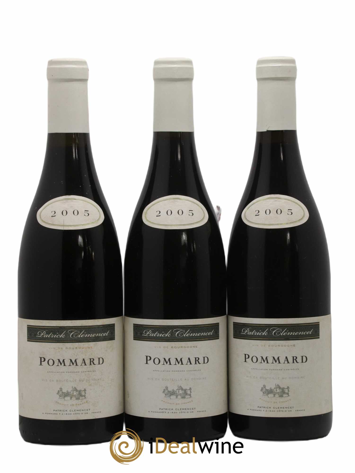 Pommard Patrick Clément 2005 - Lot of 3 bottles - 0