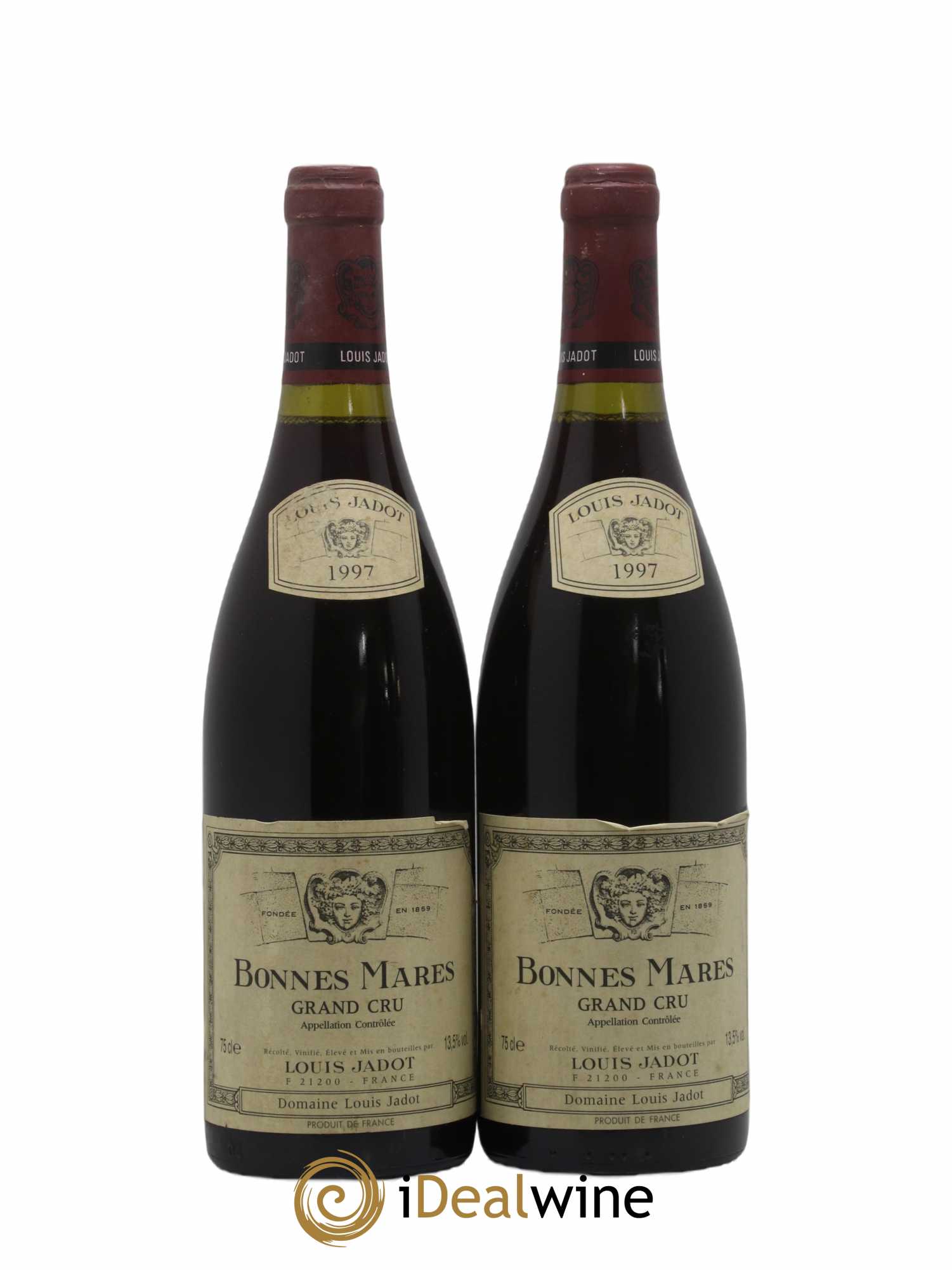 Bonnes-Mares Grand Cru Domaine Louis Jadot 1997 - Lot de 2 bouteilles - 0