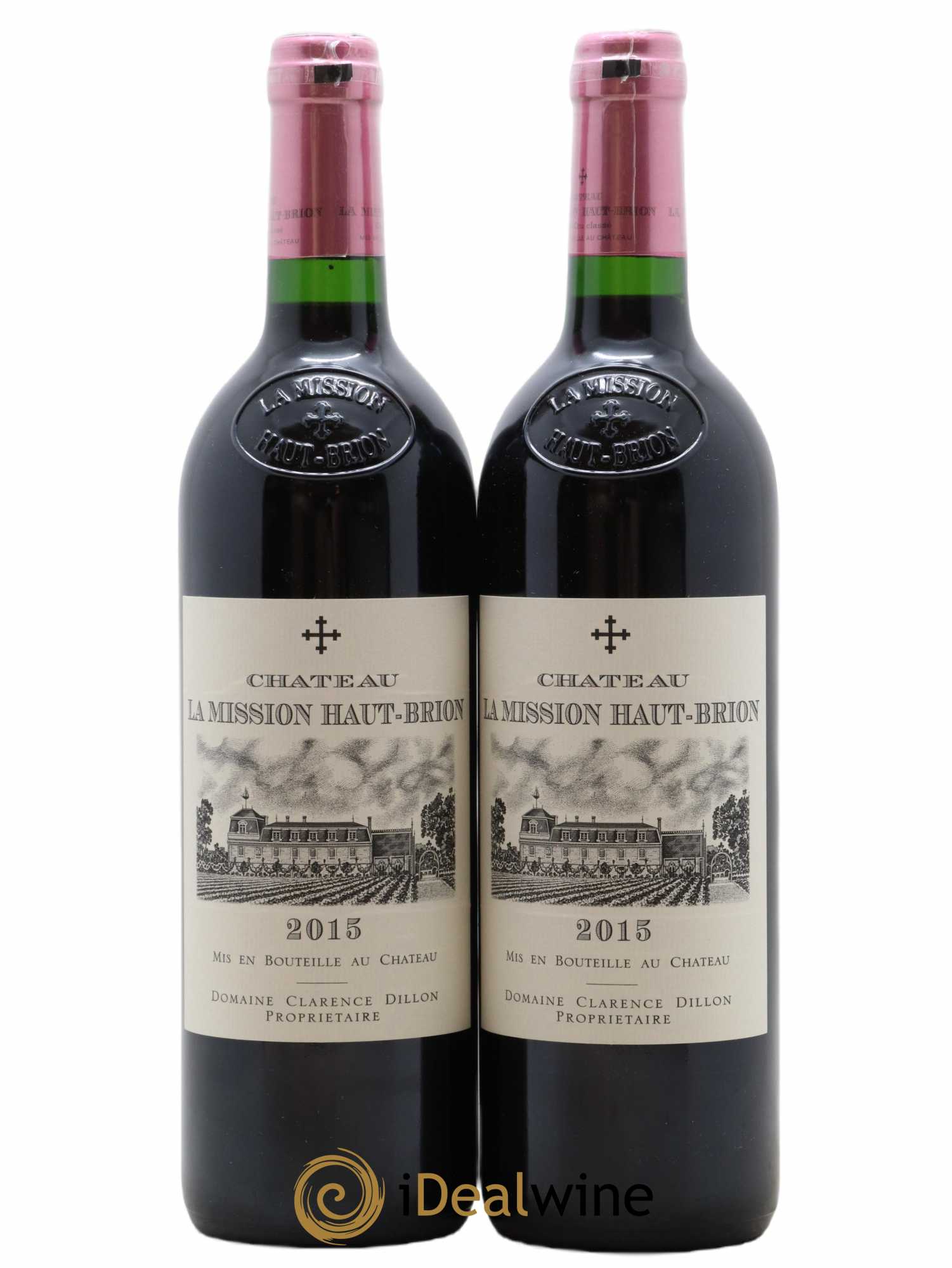 Château la Mission Haut-Brion Cru Classé de Graves  2015 - Lot of 2 bottles - 0
