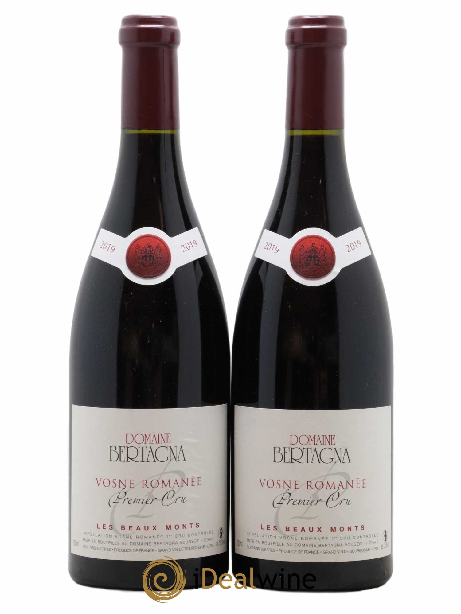 Vosne-Romanée 1er Cru Les Beaux-Monts Bertagna 2019 - Lot de 2 bouteilles - 0