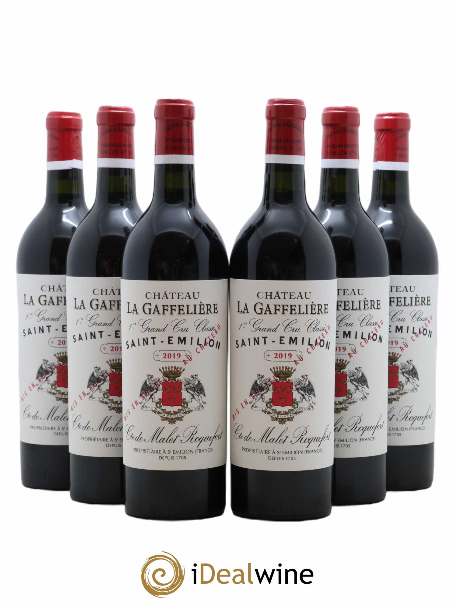 Château la Gaffelière 1er Grand Cru Classé B  2019 - Lot of 6 bottles - 0