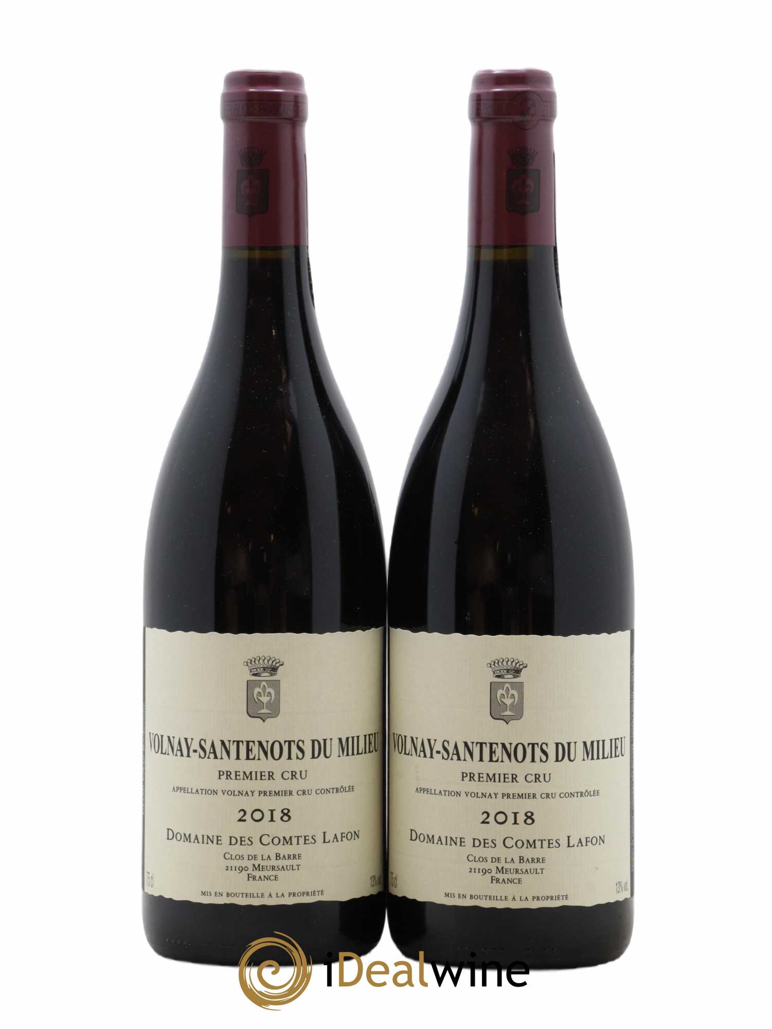 Volnay 1er Cru Santenots du Milieu Comtes Lafon (Domaine des)  2018 - Posten von 2 Flaschen - 0