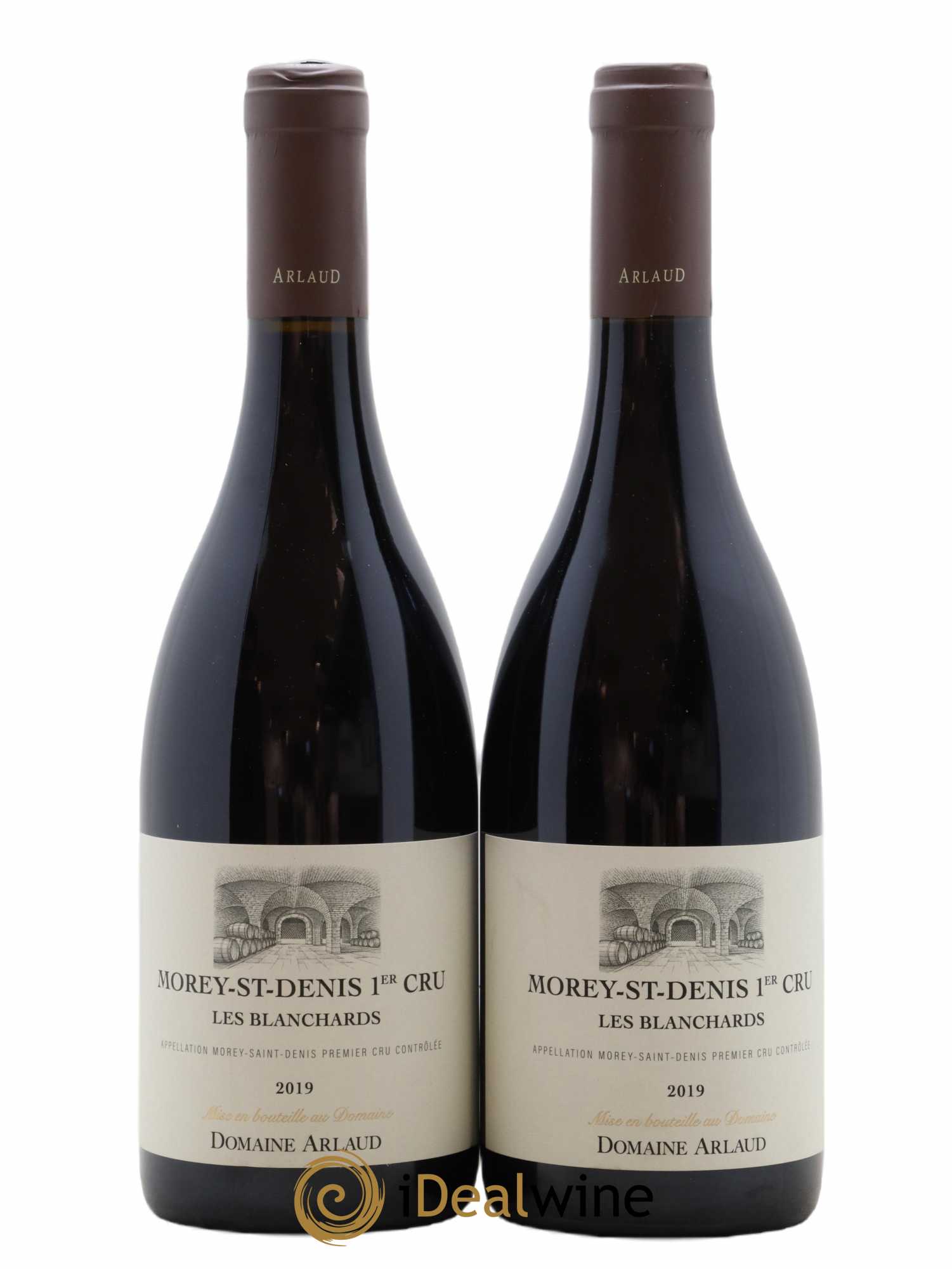 Morey Saint-Denis 1er Cru Les Blanchards Arlaud 2019 - Lotto di 2 bottiglie - 0