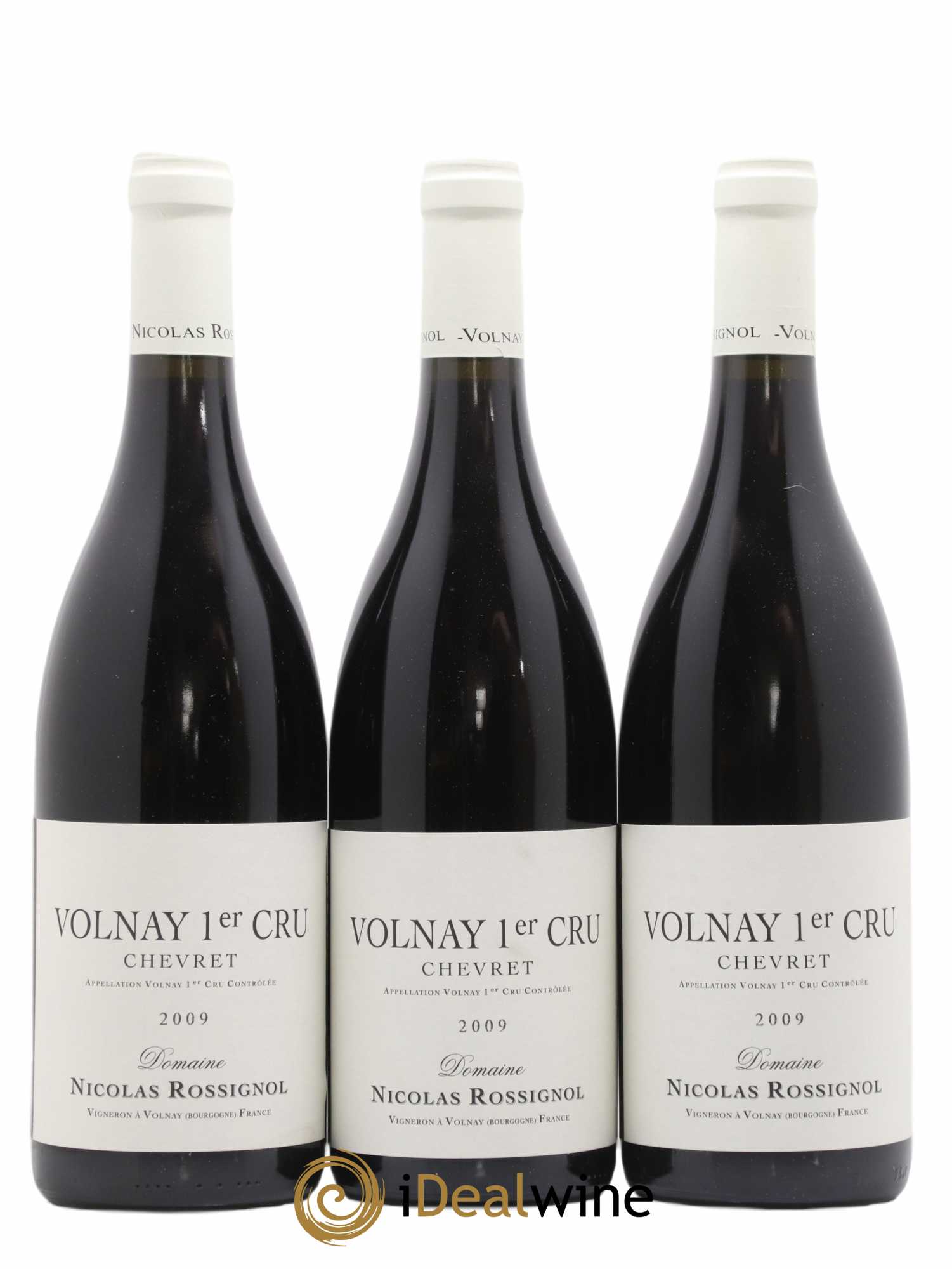 Volnay 1er Cru Chevret Nicolas Rossignol 2009 - Lot de 3 bouteilles - 0