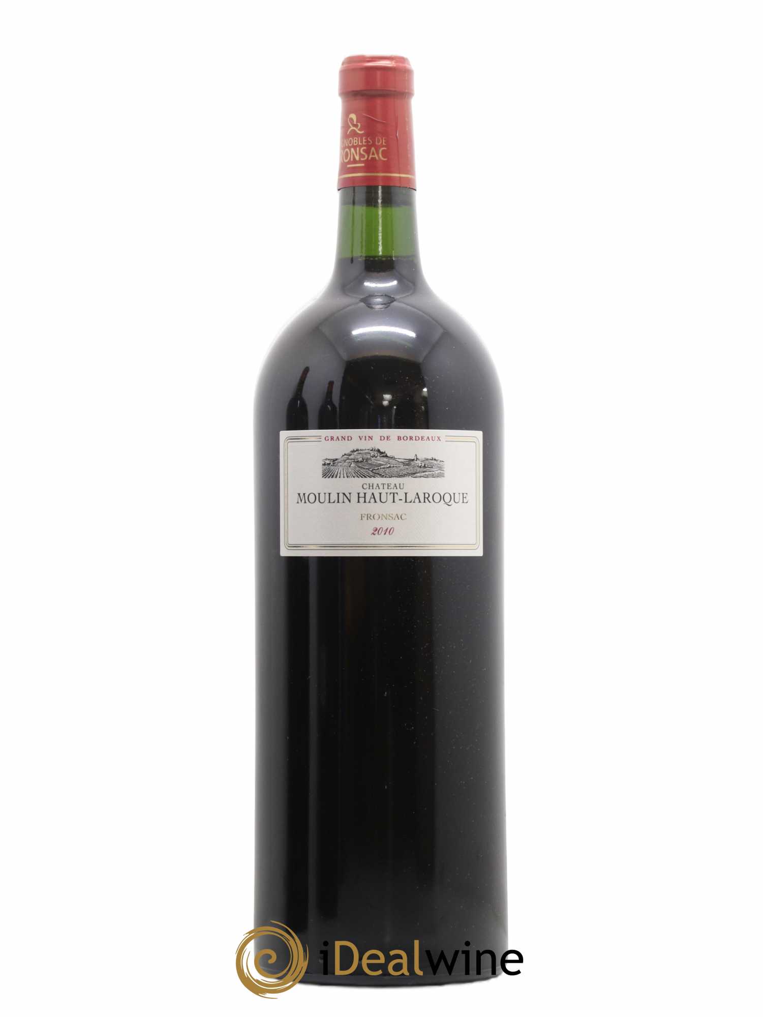 Fronsac Moulin Haut Laroque 2010 - Posten von 1 Magnum - 0