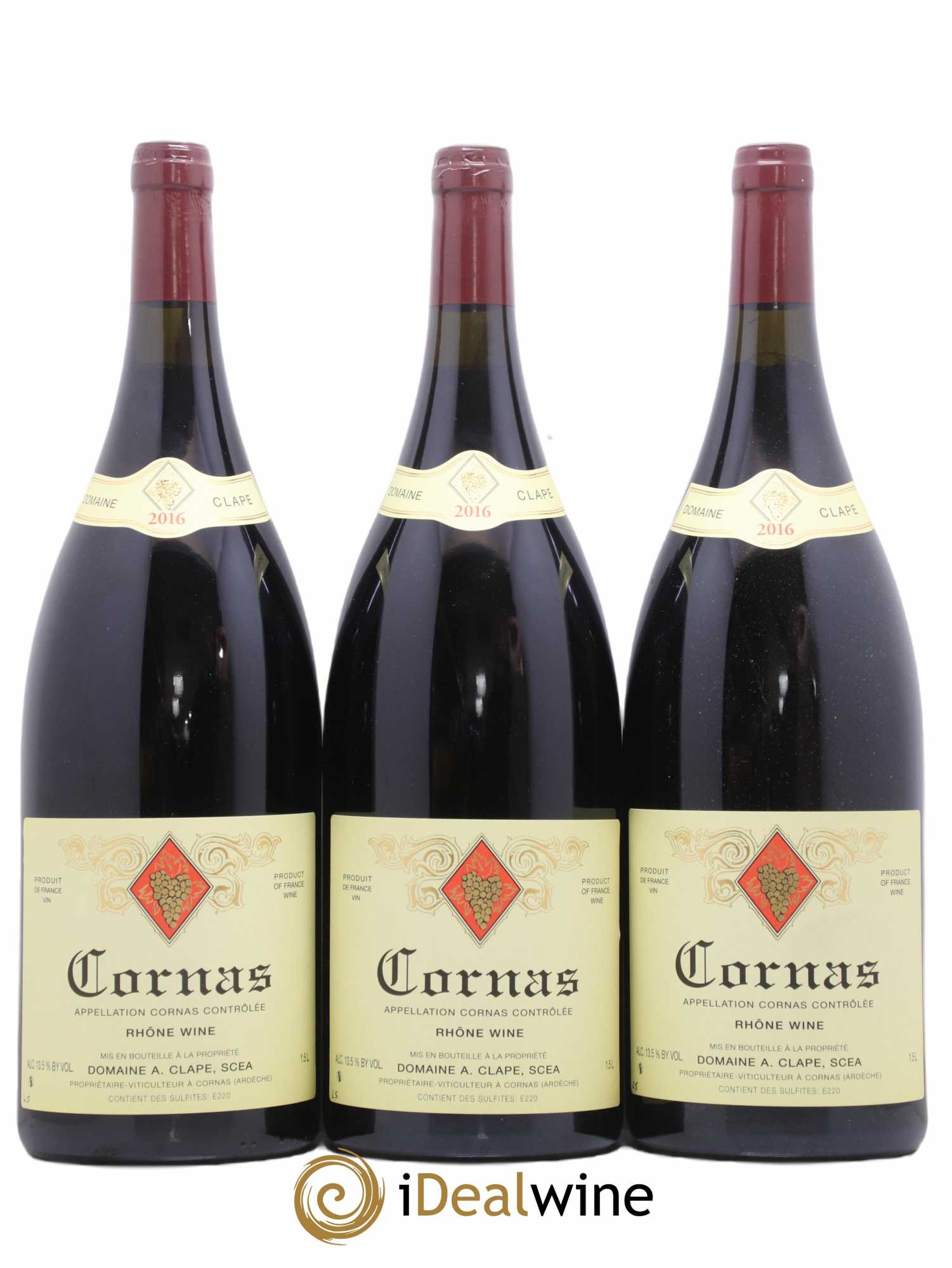 Cornas Auguste Clape 2016 - Lot de 3 magnums - 0