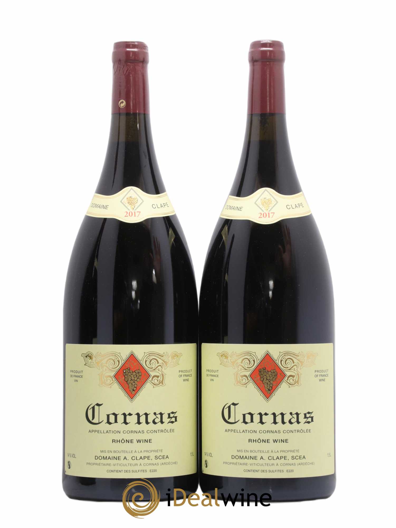 Cornas Auguste Clape 2017 - Lot de 2 magnums - 0