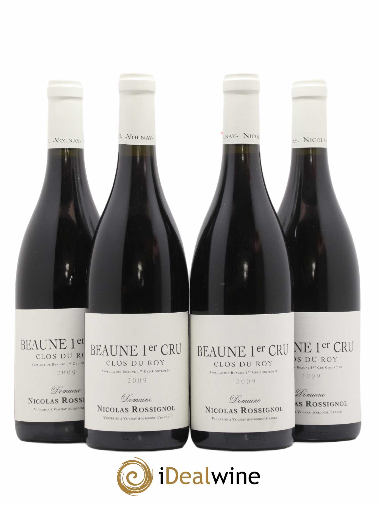 Beaune 1er Cru Clos du Roy Nicolas Rossignol 2009 - Posten von 4 Flaschen - 0