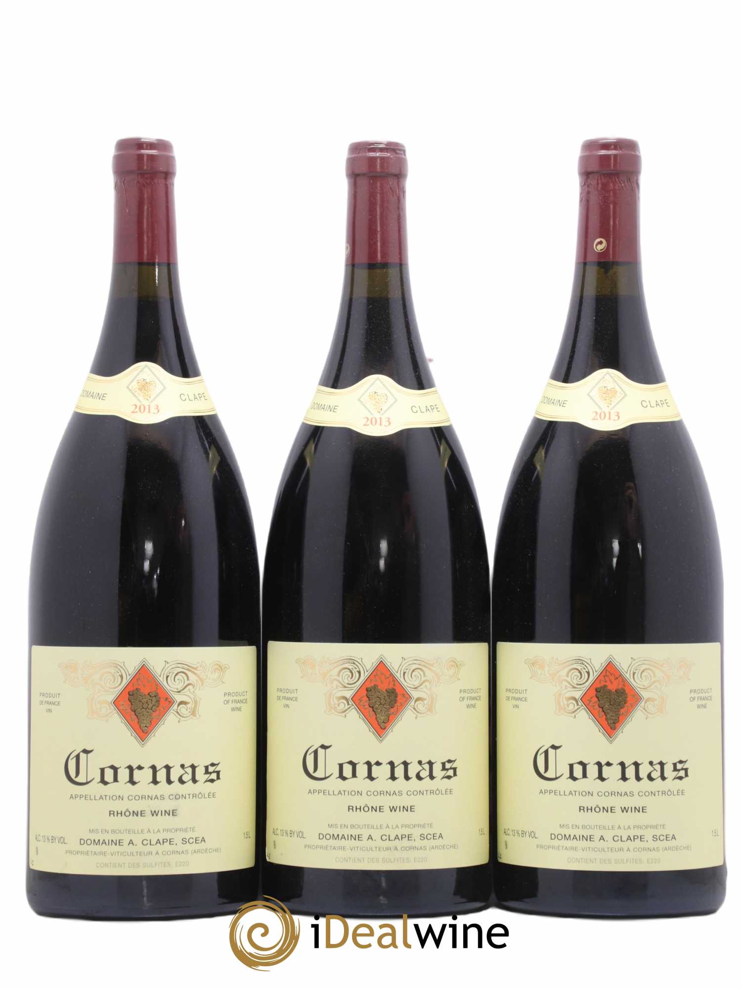 Cornas Auguste Clape 2013 - Posten von 3 Magnum - 0