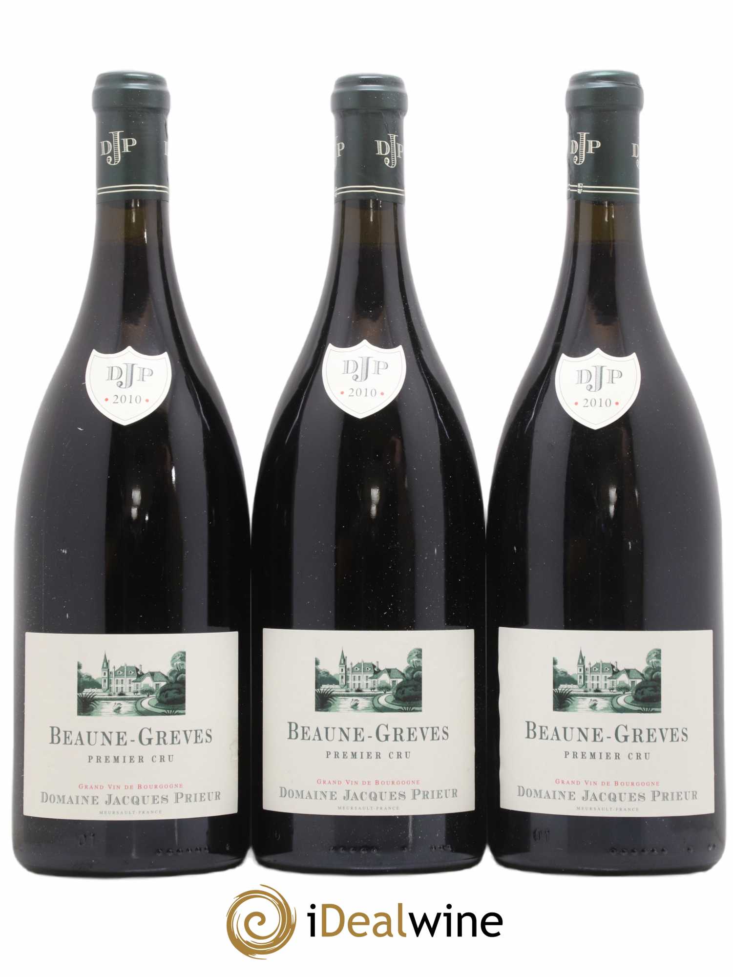 Beaune 1er Cru Grèves Jacques Prieur (Domaine) 2010 - Lot de 3 magnums - 0