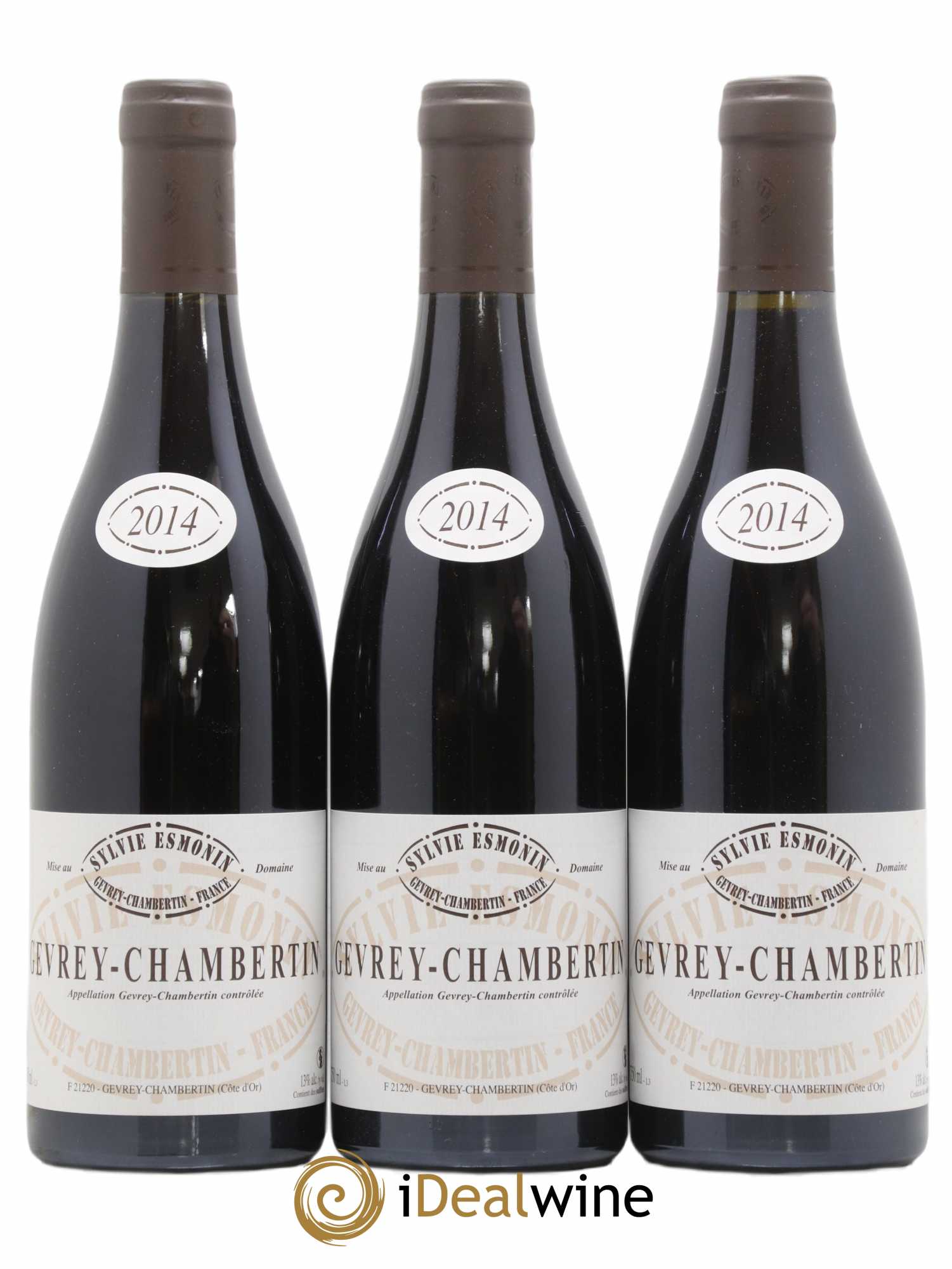 Gevrey-Chambertin Sylvie Esmonin 2014 - Lot de 3 bouteilles - 0