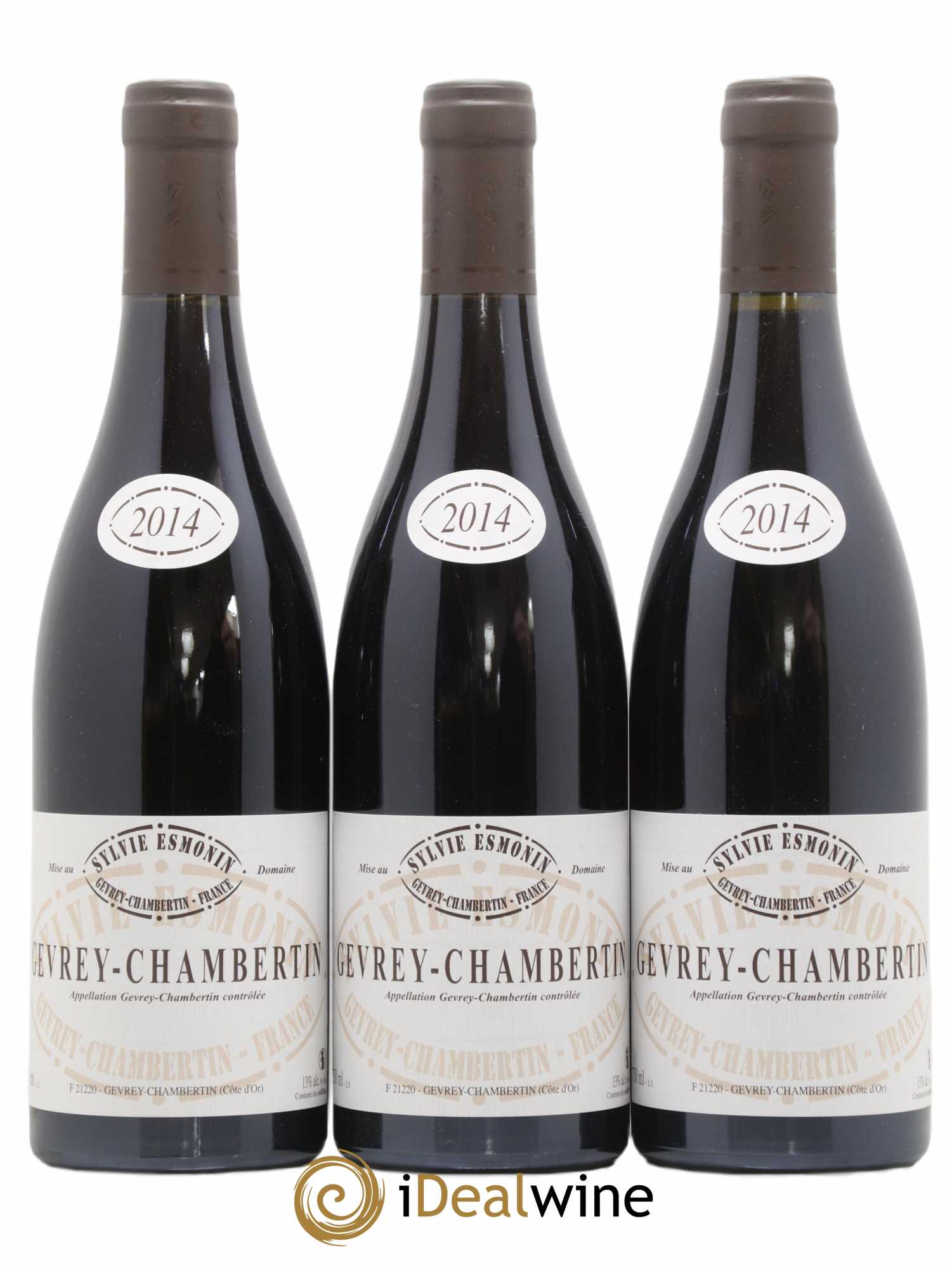 Gevrey-Chambertin Sylvie Esmonin 2014 - Lot de 3 bouteilles - 0