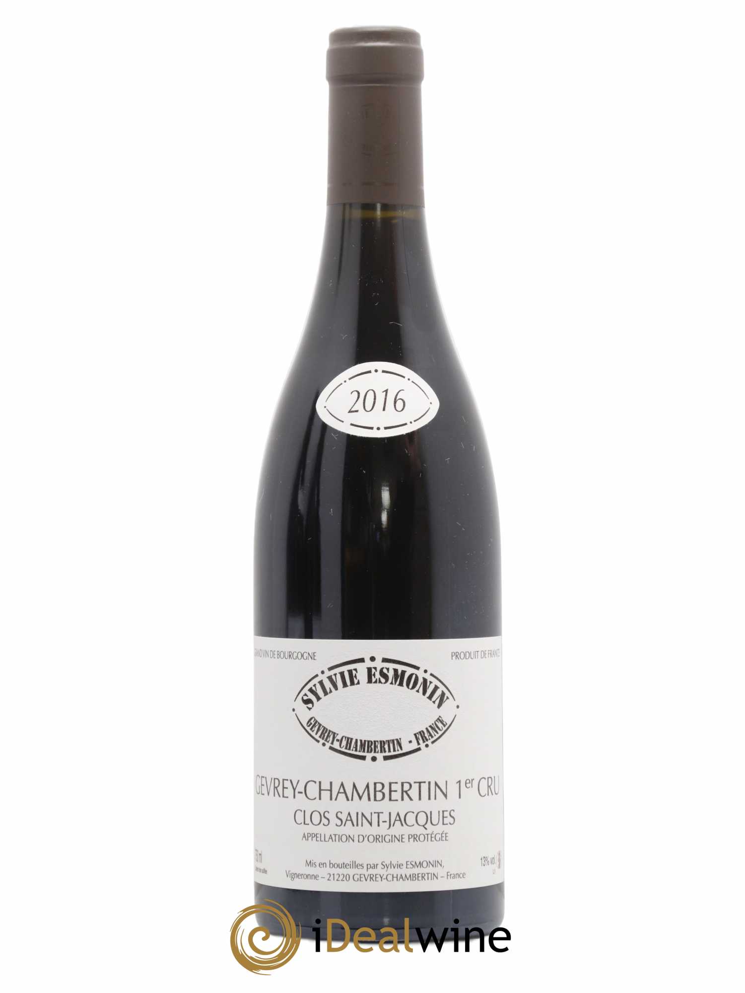 Gevrey-Chambertin 1er Cru Clos Saint Jacques Sylvie Esmonin 2016 - Lot de 1 bouteille - 0