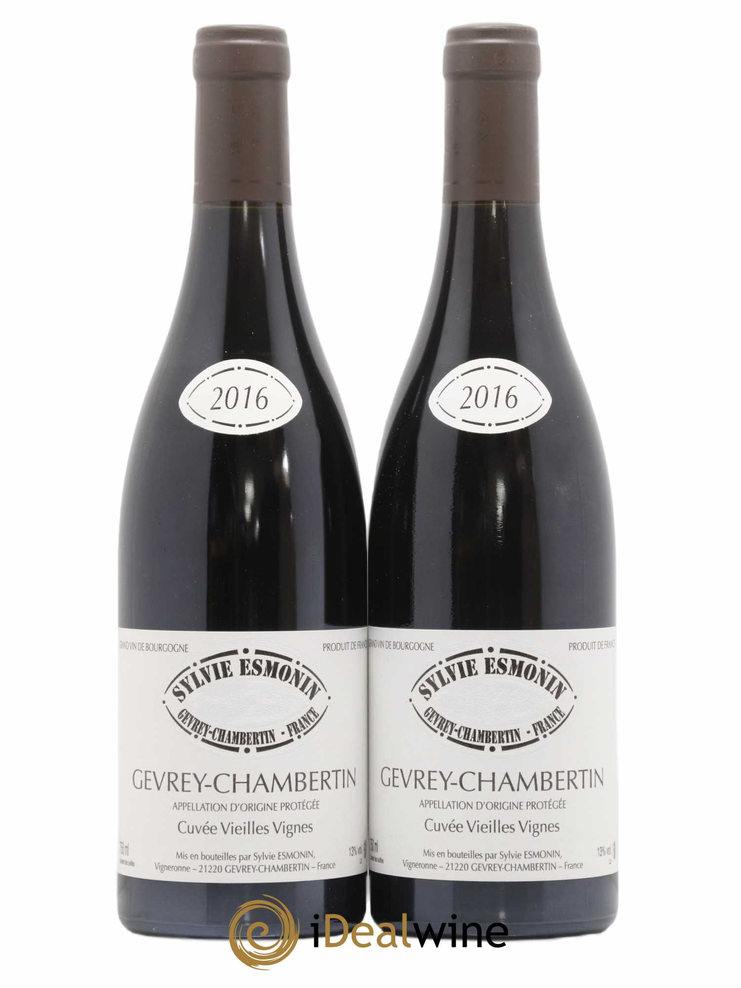 Gevrey-Chambertin Vieilles Vignes Sylvie Esmonin 2016 - Lot de 2 bouteilles - 0