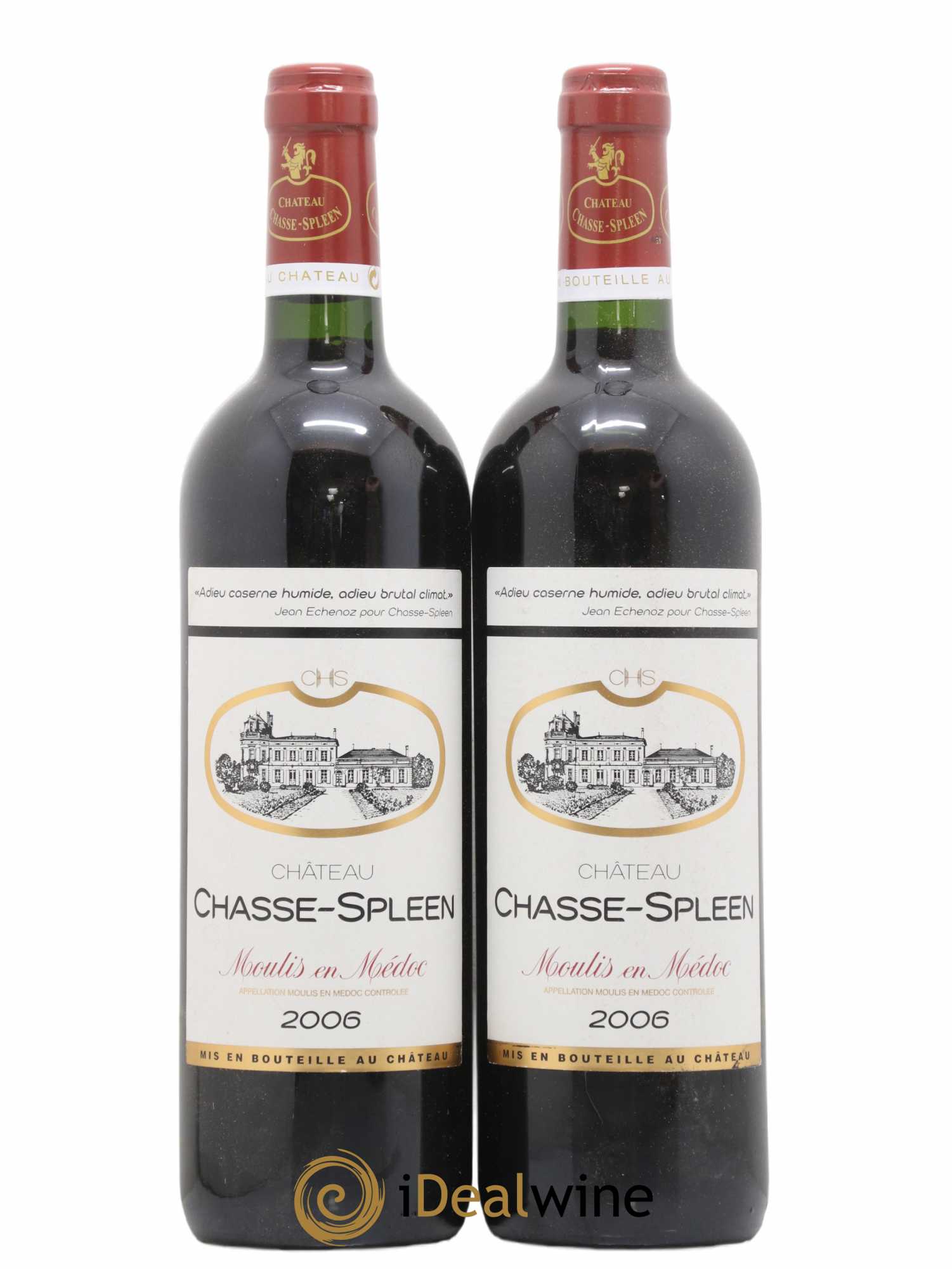 Château Chasse Spleen 2006 - Lot de 2 bouteilles - 0