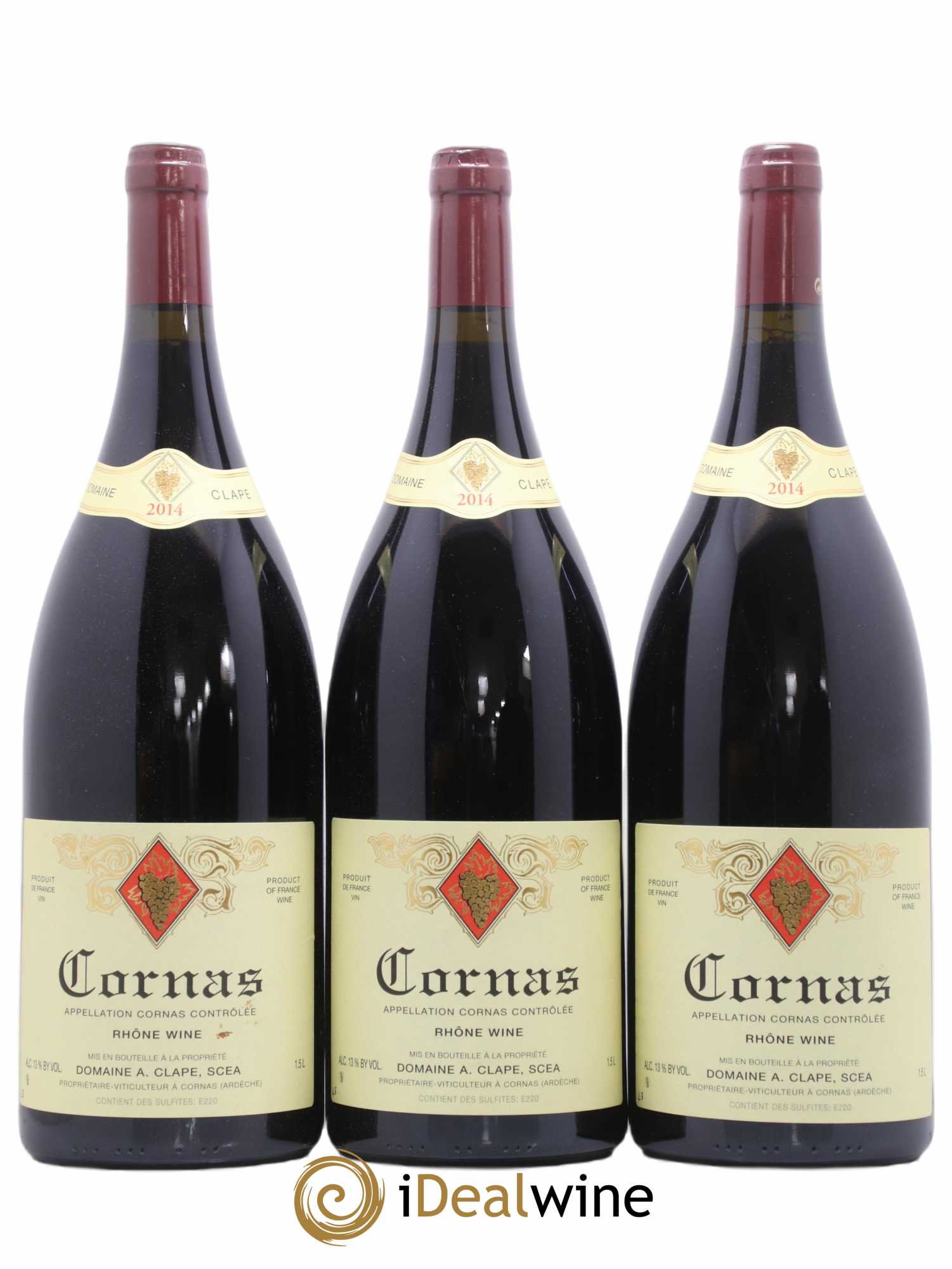 Cornas Auguste Clape 2014 - Lot de 3 magnums - 0