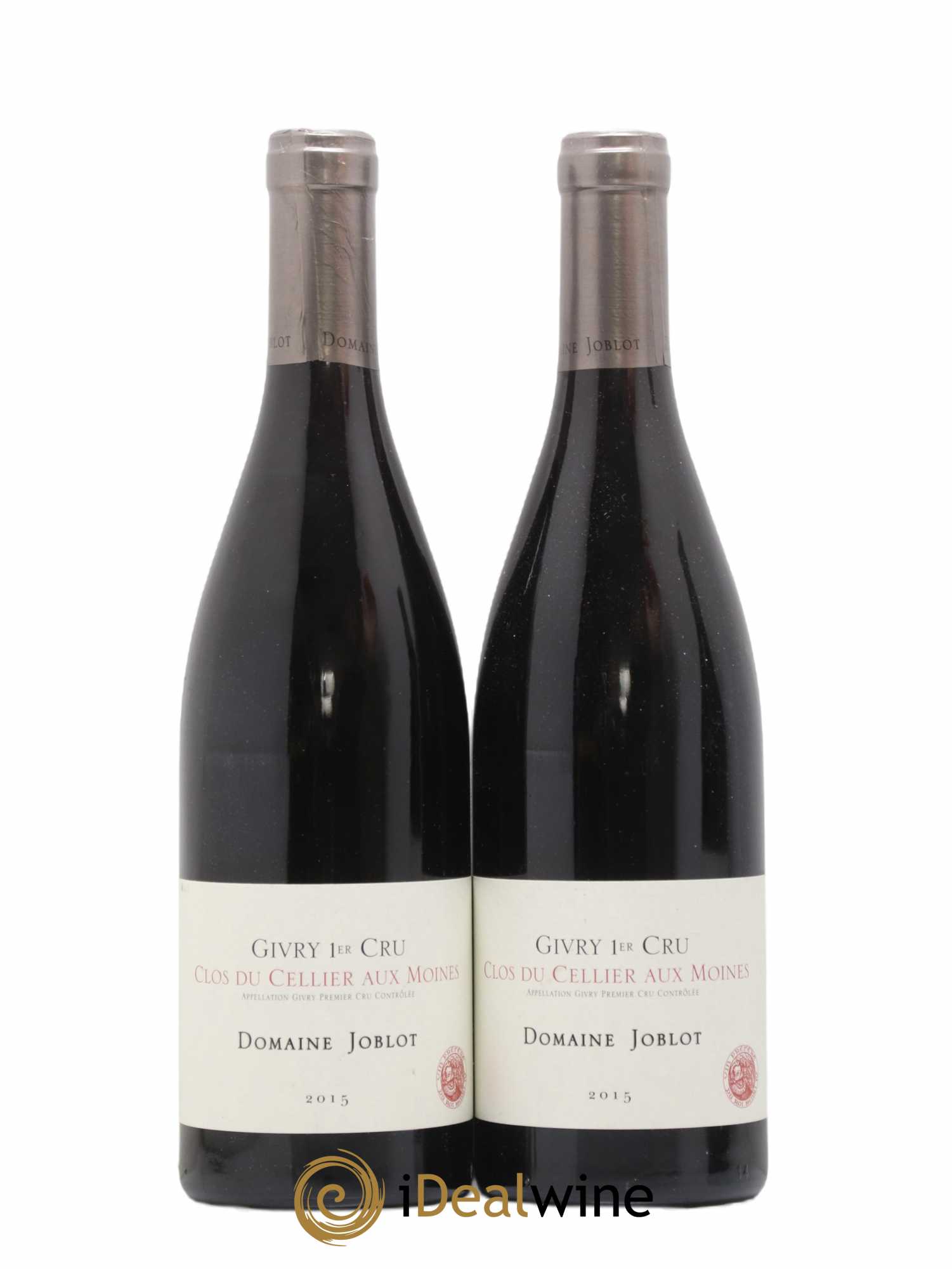 Givry 1er Cru Clos du Cellier aux Moines Joblot (Domaine) 2015 - Lot de 2 bouteilles - 0