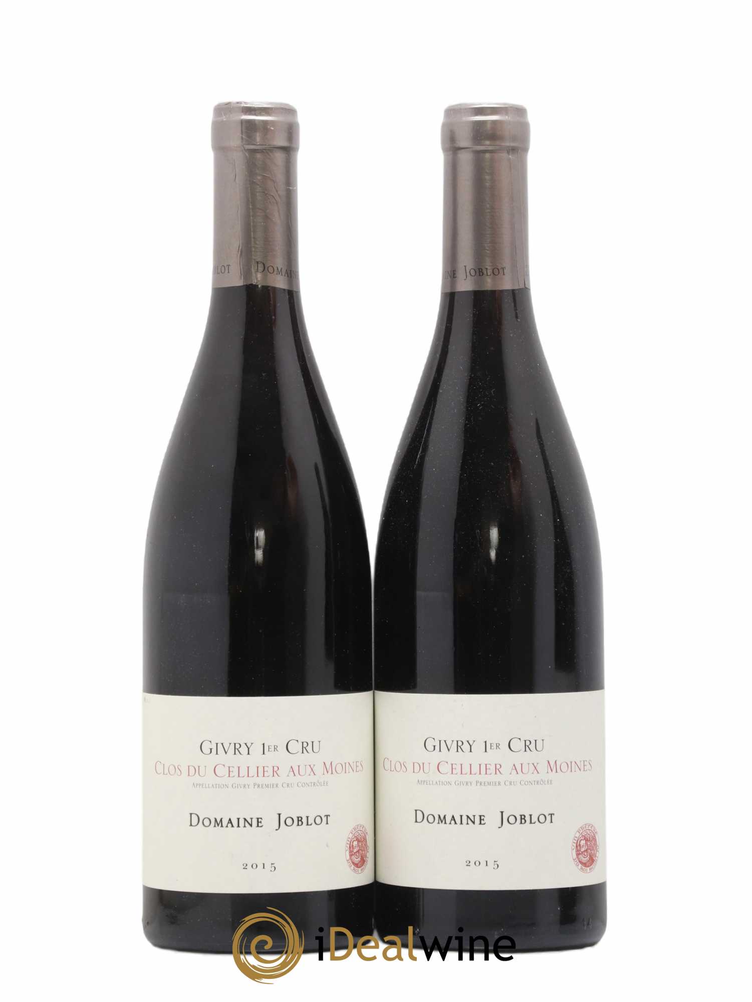 Givry 1er Cru Clos du Cellier aux Moines Joblot (Domaine) 2015 - Lot de 2 bouteilles - 0