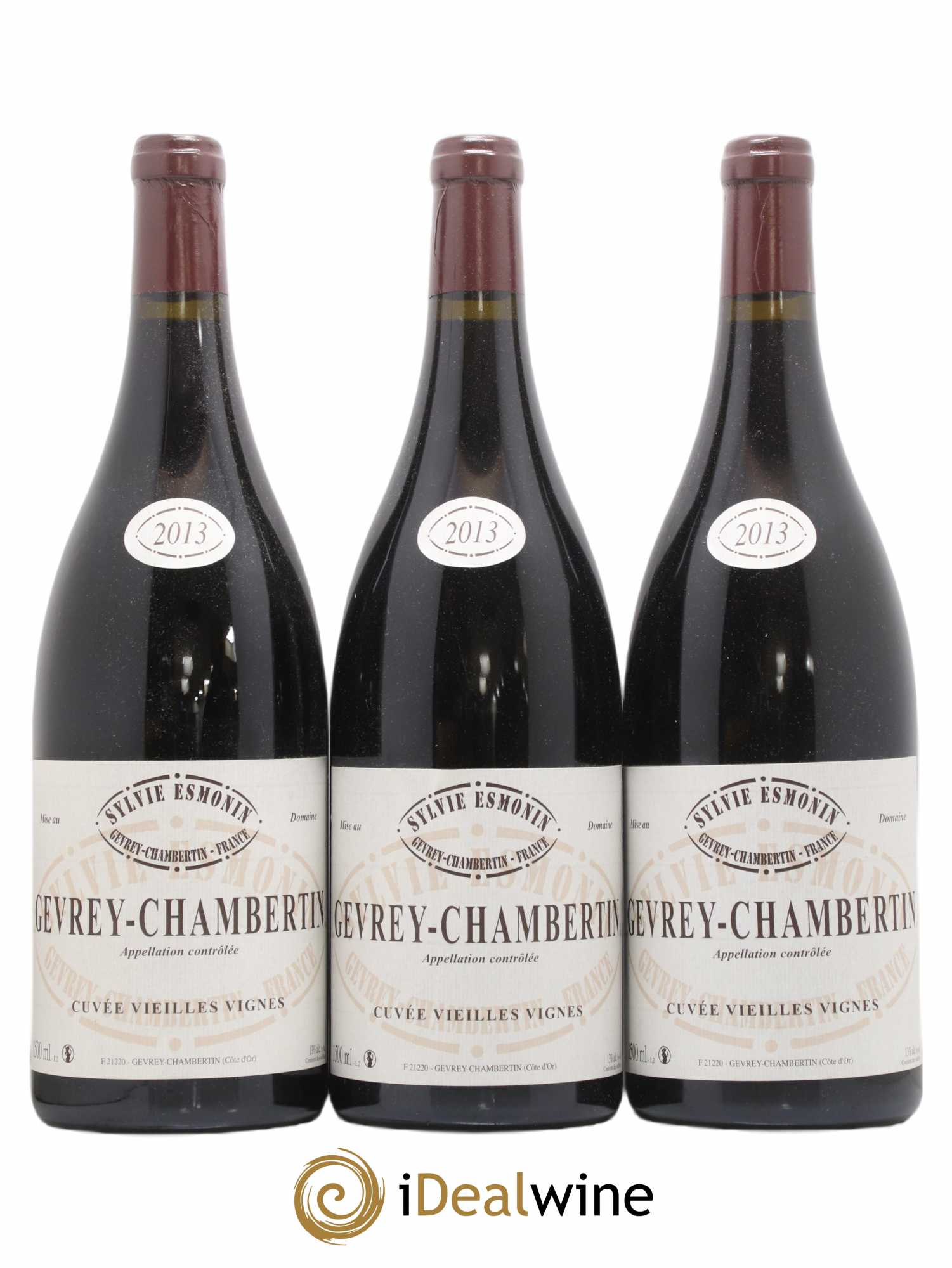 Gevrey-Chambertin Vieilles Vignes Sylvie Esmonin 2013 - Lot de 3 magnums - 0