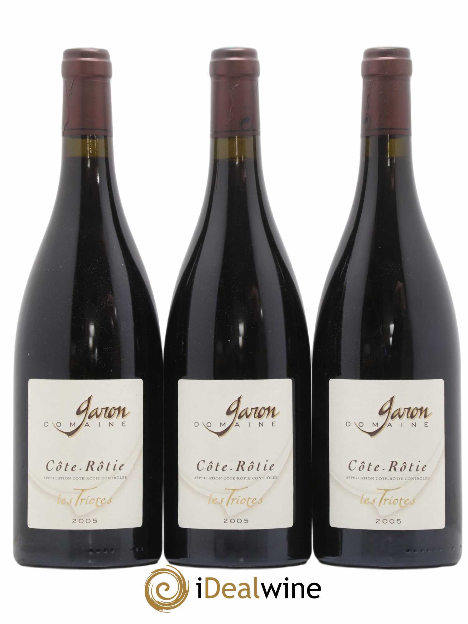Côte-Rôtie Les Triotes Domaine Garon 2005 - Posten von 3 Flaschen - 0