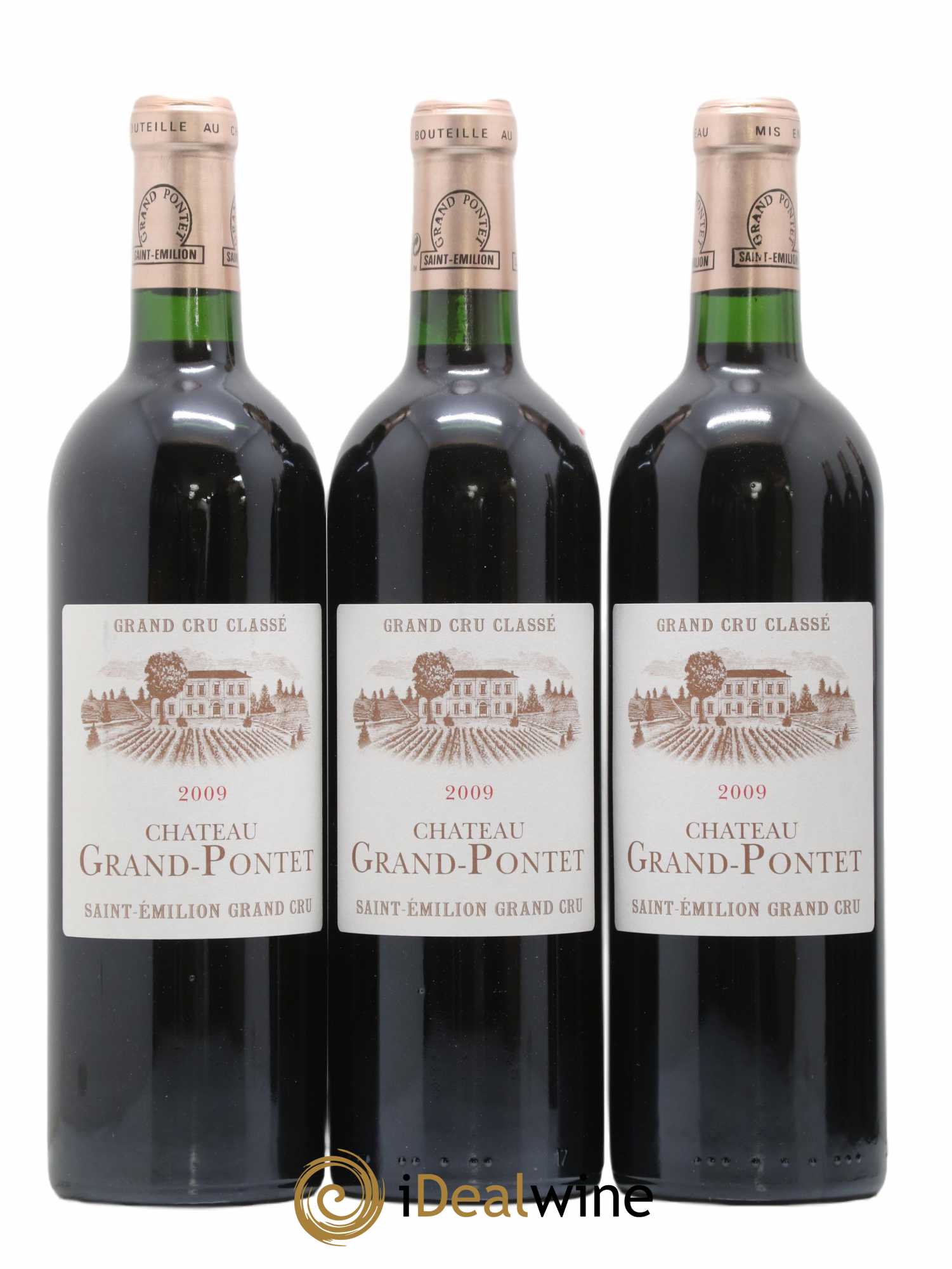 Château Grand Pontet Grand Cru Classé 2009 - Lot de 12 bouteilles - 1