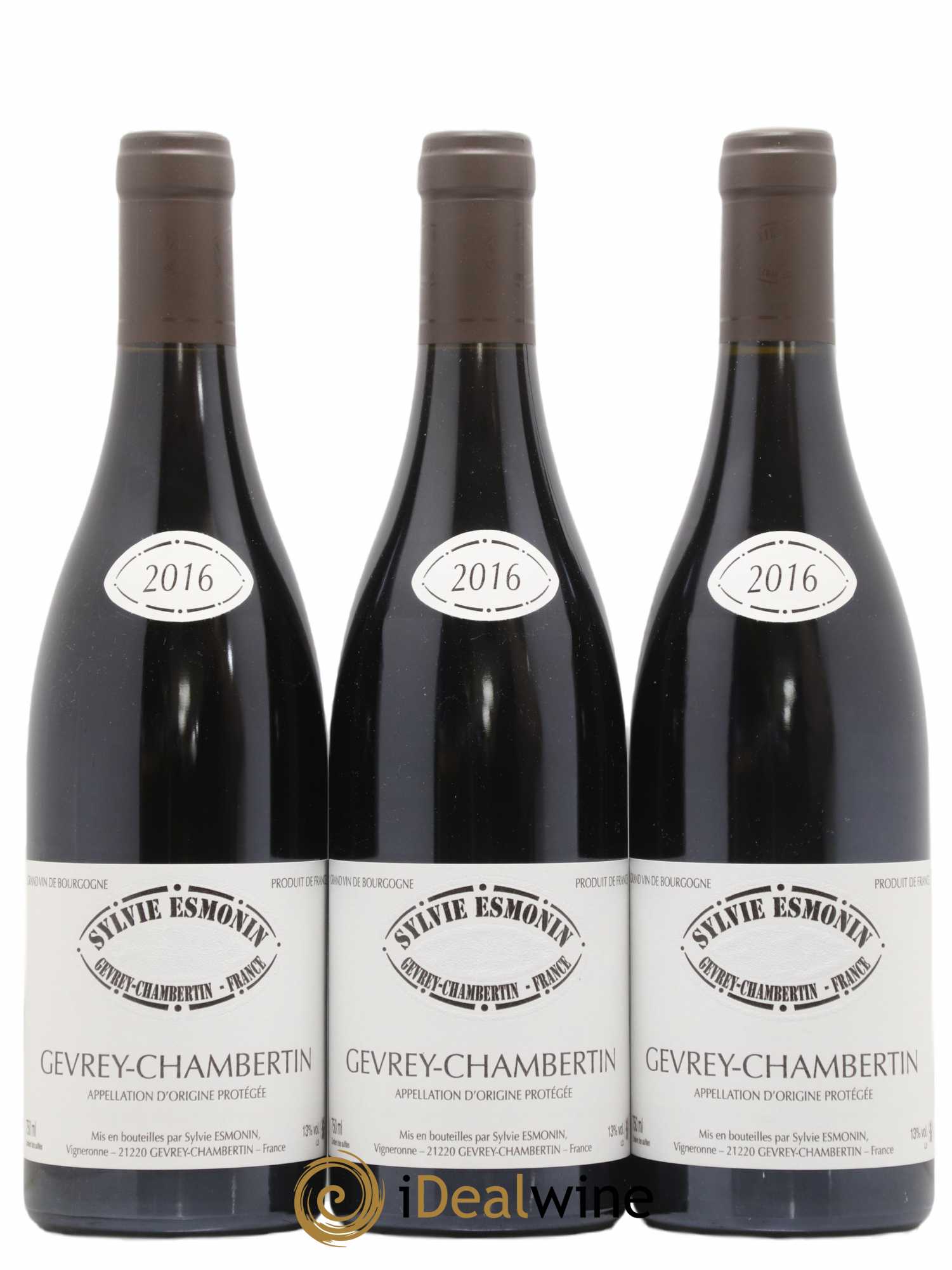 Gevrey-Chambertin Sylvie Esmonin 2016 - Lot de 3 bouteilles - 0