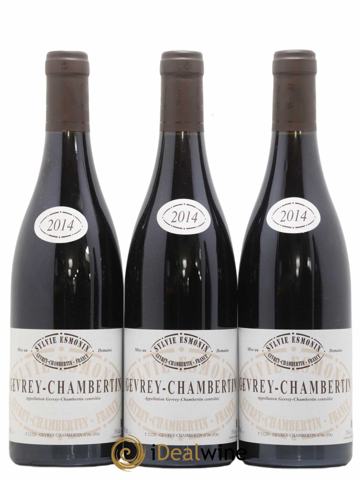 Gevrey-Chambertin Sylvie Esmonin 2014 - Lot de 3 bouteilles - 0