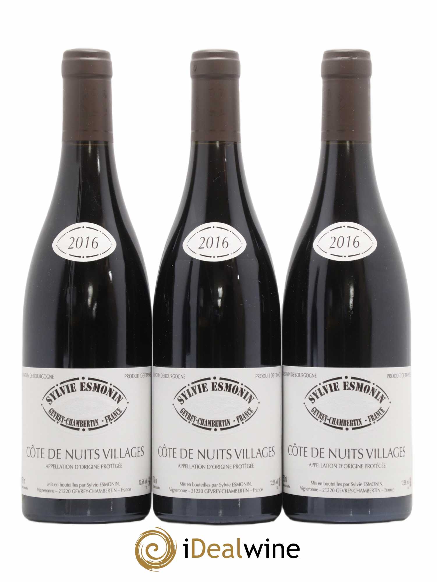 Côte de Nuits-Villages Sylvie Esmonin 2016 - Lot de 3 bouteilles - 0