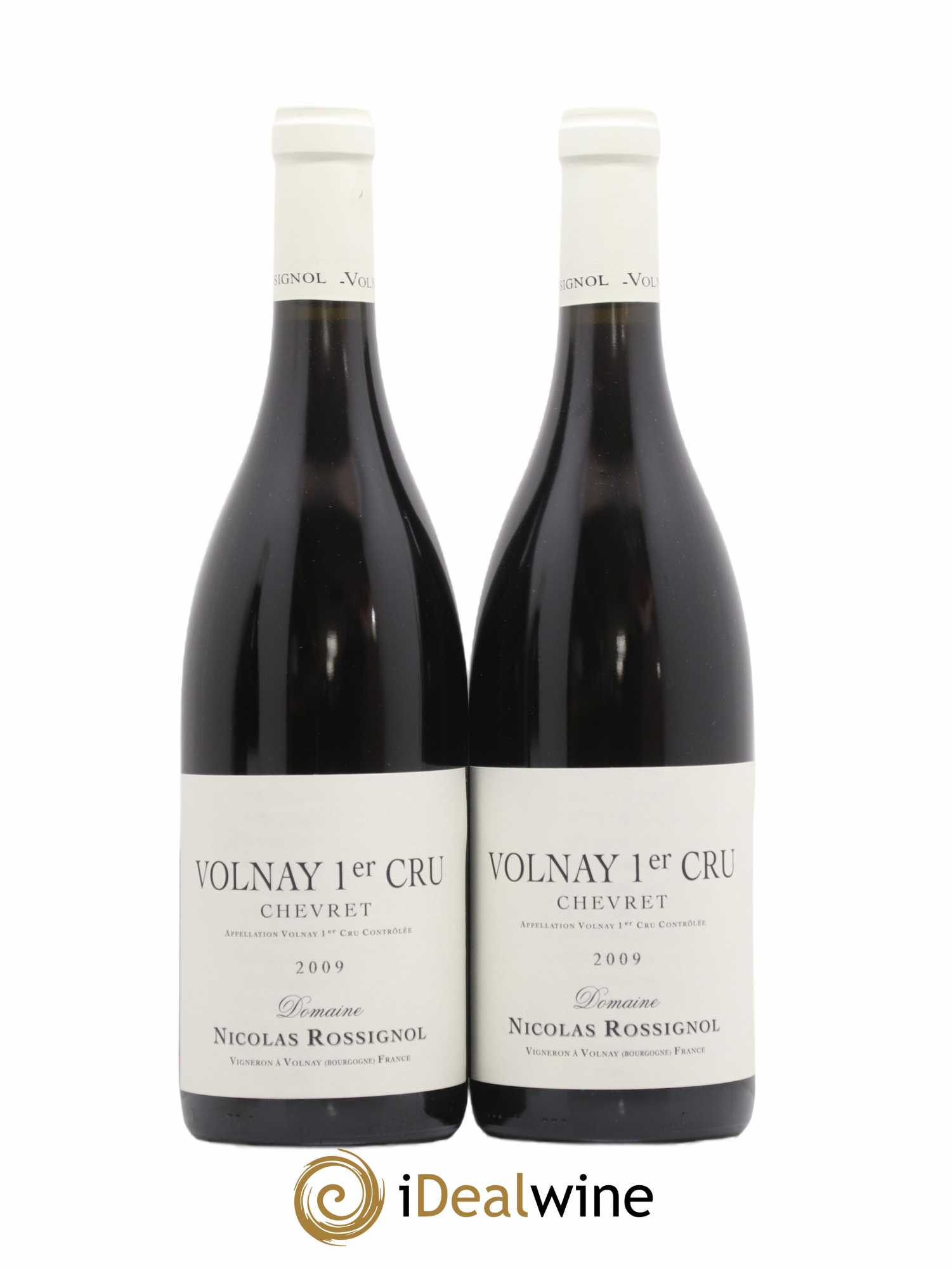 Volnay 1er Cru Chevret Nicolas Rossignol 2009 - Lot de 2 bouteilles - 0
