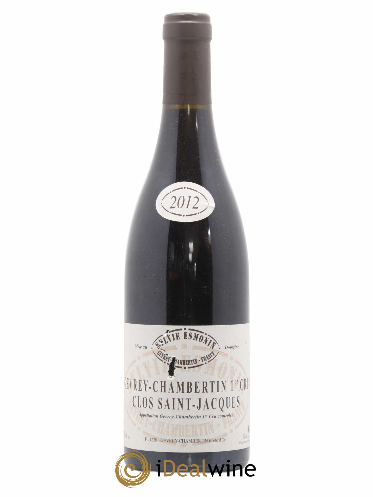Gevrey-Chambertin 1er Cru Clos Saint Jacques Sylvie Esmonin 2012 - Lot de 1 bouteille - 0