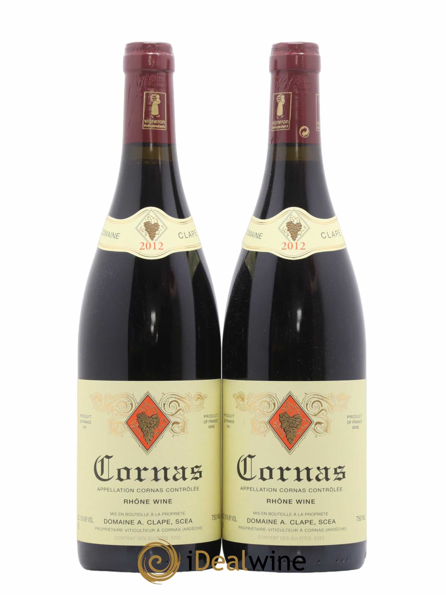 Cornas Auguste Clape 2012 - Lot de 2 bouteilles - 0