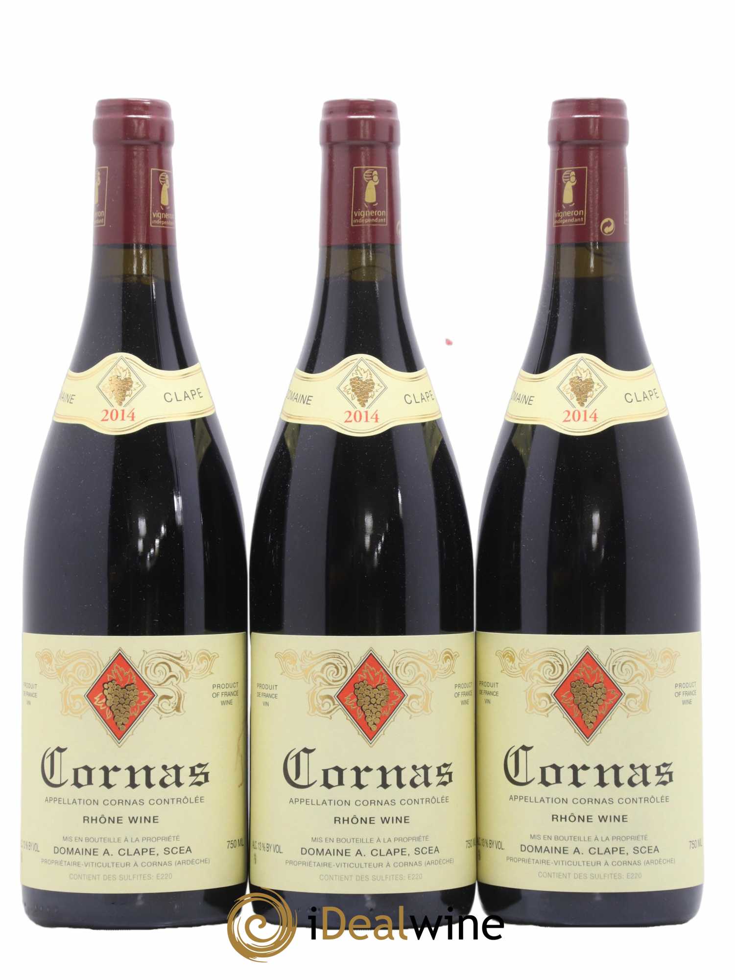 Cornas Auguste Clape 2014 - Lot de 3 bouteilles - 0