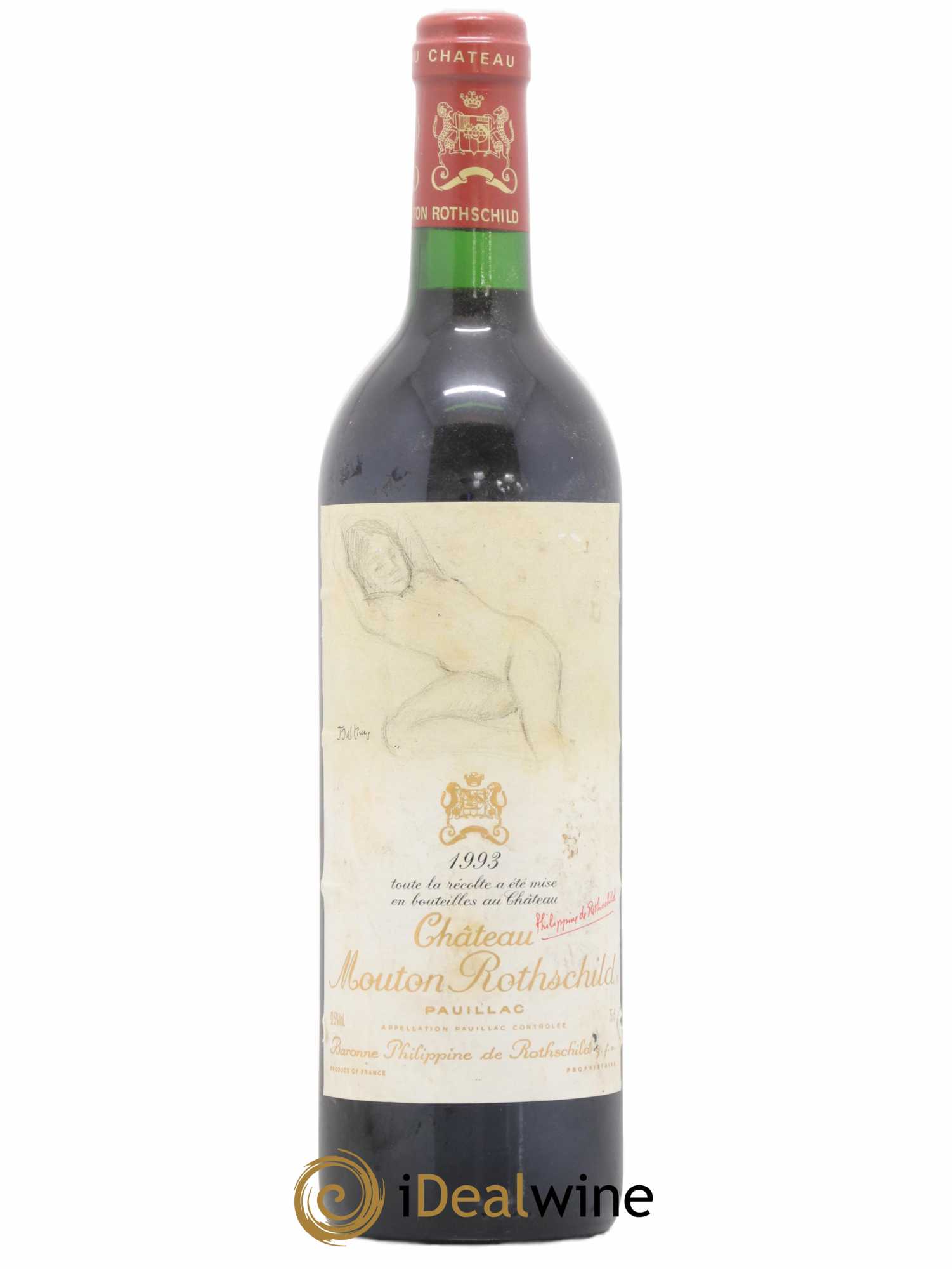 Château Mouton Rothschild 1er Grand Cru Classé 1993 - Lot of 1 bottle - 0