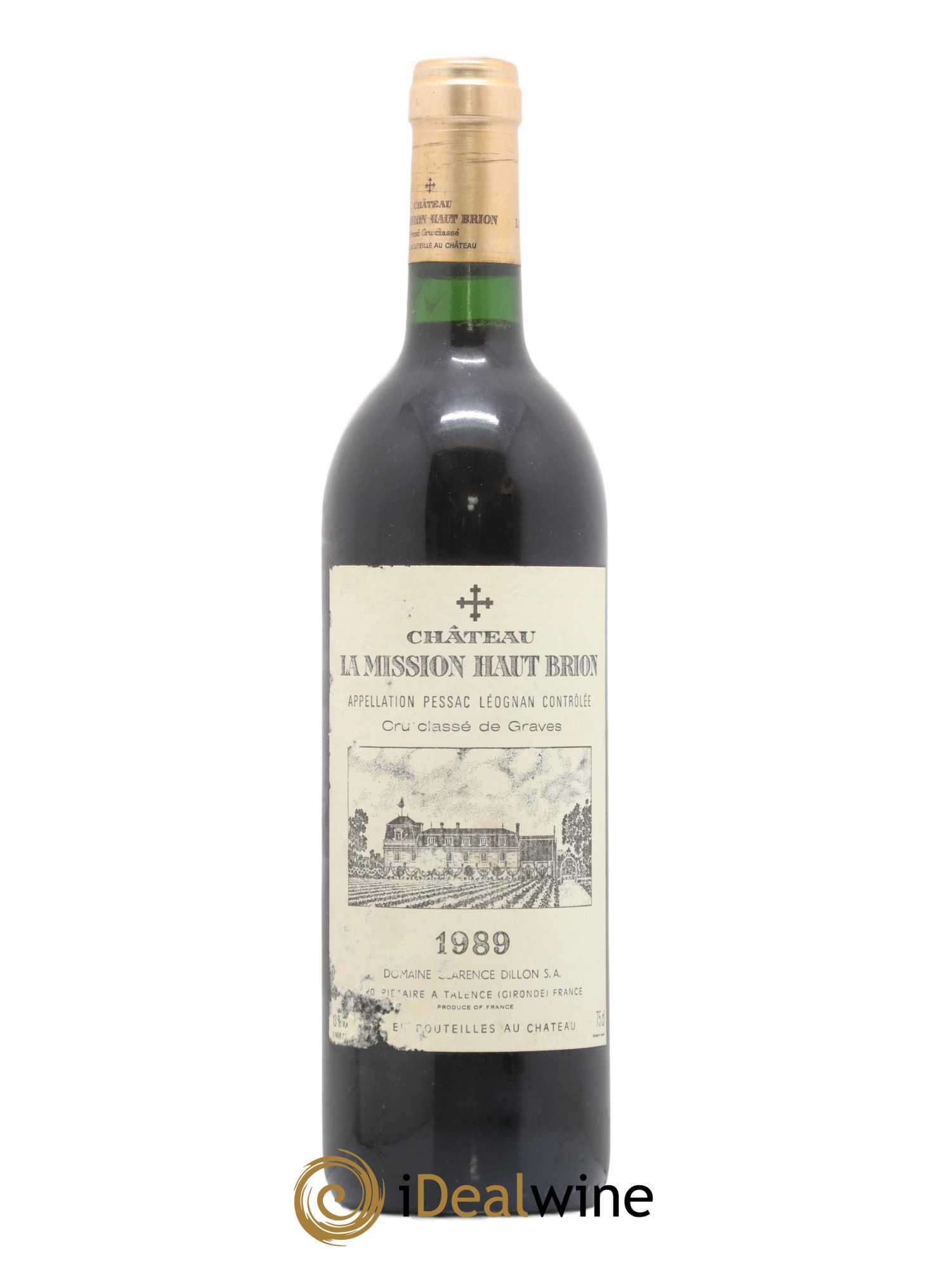Château la Mission Haut-Brion Cru Classé de Graves 1989 - Lot de 1 bouteille - 0