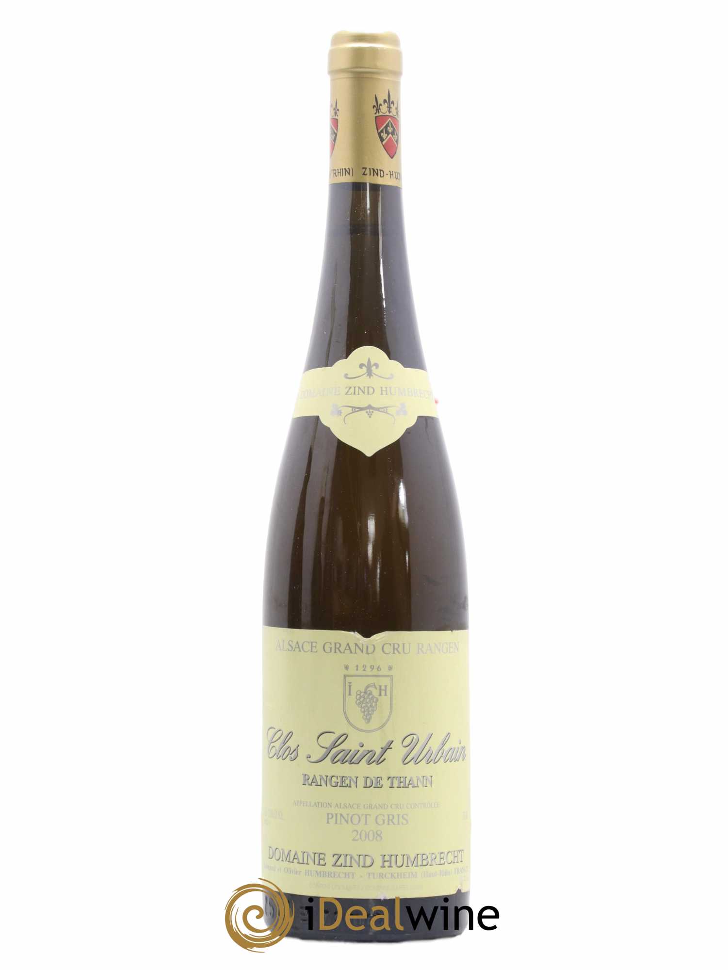 Alsace Pinot Gris Grand Cru Rangen de Thann Clos Saint-Urbain Zind-Humbrecht (Domaine) 2008 - Lot de 1 bouteille - 0