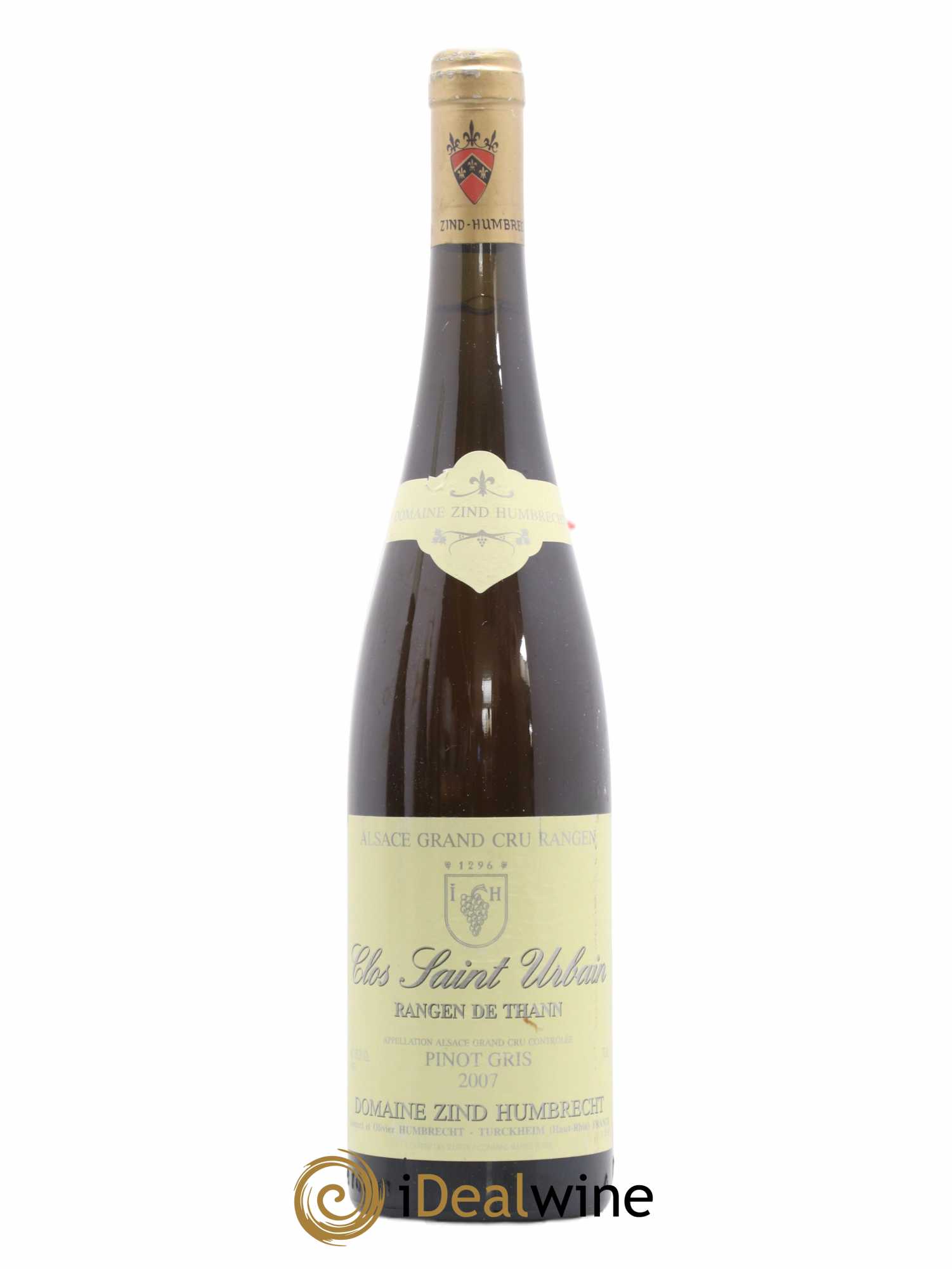 Alsace Pinot Gris Grand Cru Rangen de Thann Clos Saint-Urbain Zind-Humbrecht (Domaine) 2007 - Lot de 1 bouteille - 0