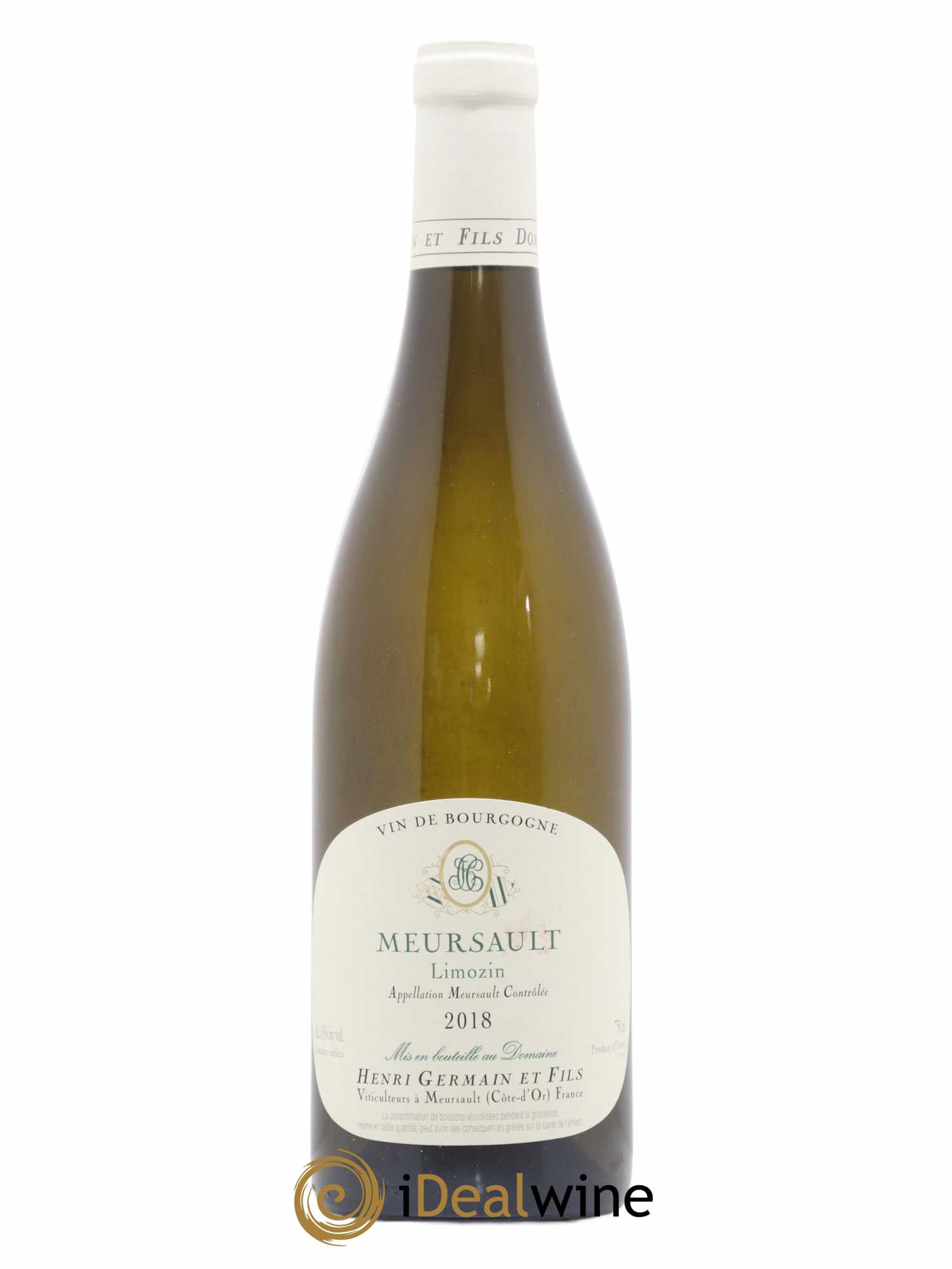 Meursault Limozin Henri Germain 2018 - Lot de 1 bouteille - 0