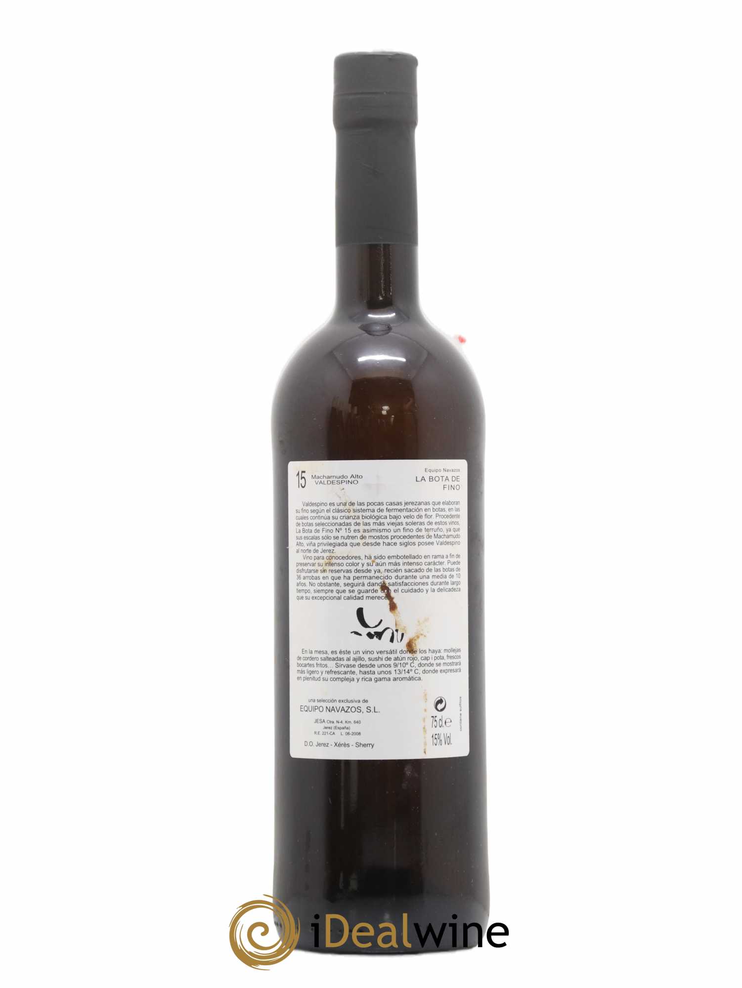 Espagne La Bota de Fino 15 Macharnudo Alto Equipo Navazos - Posten von 1 Flasche - 1