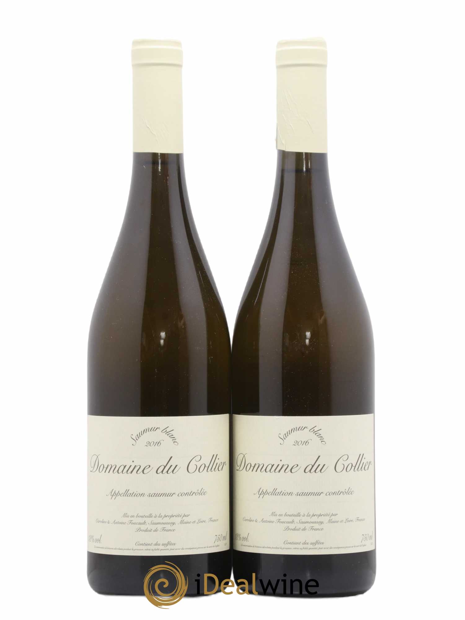 Saumur Domaine du Collier 2016 - Lot de 2 bouteilles - 0