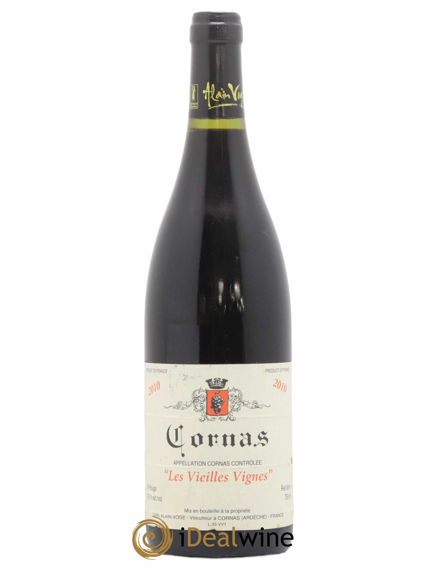 Cornas Les Vieilles Vignes Alain Voge (Domaine) 2010 - Lot de 1 bouteille - 0