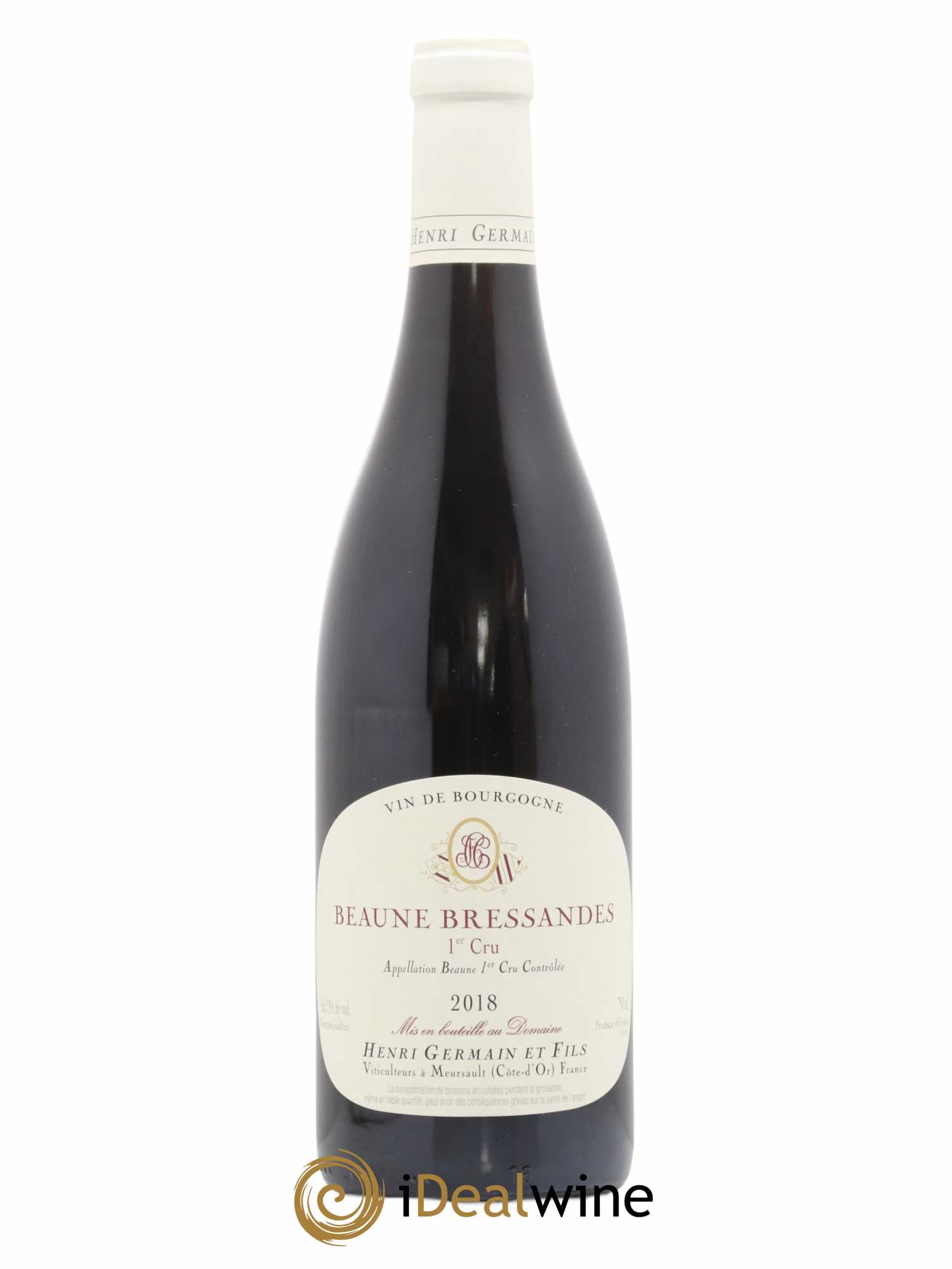 Beaune 1er Cru Bressandes Henri Germain 2018 - Lot de 1 bouteille - 0