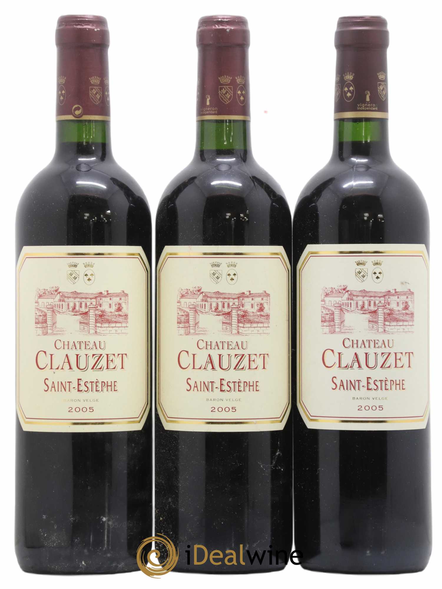 Château Clauzet 2005 - Lot de 3 bouteilles - 0