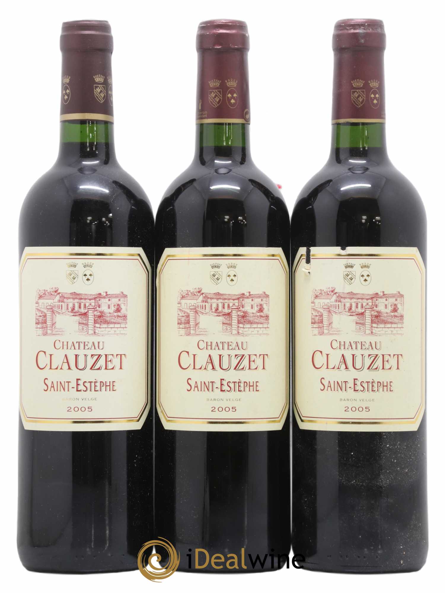 Château Clauzet 2005 - Lot de 3 bouteilles - 0