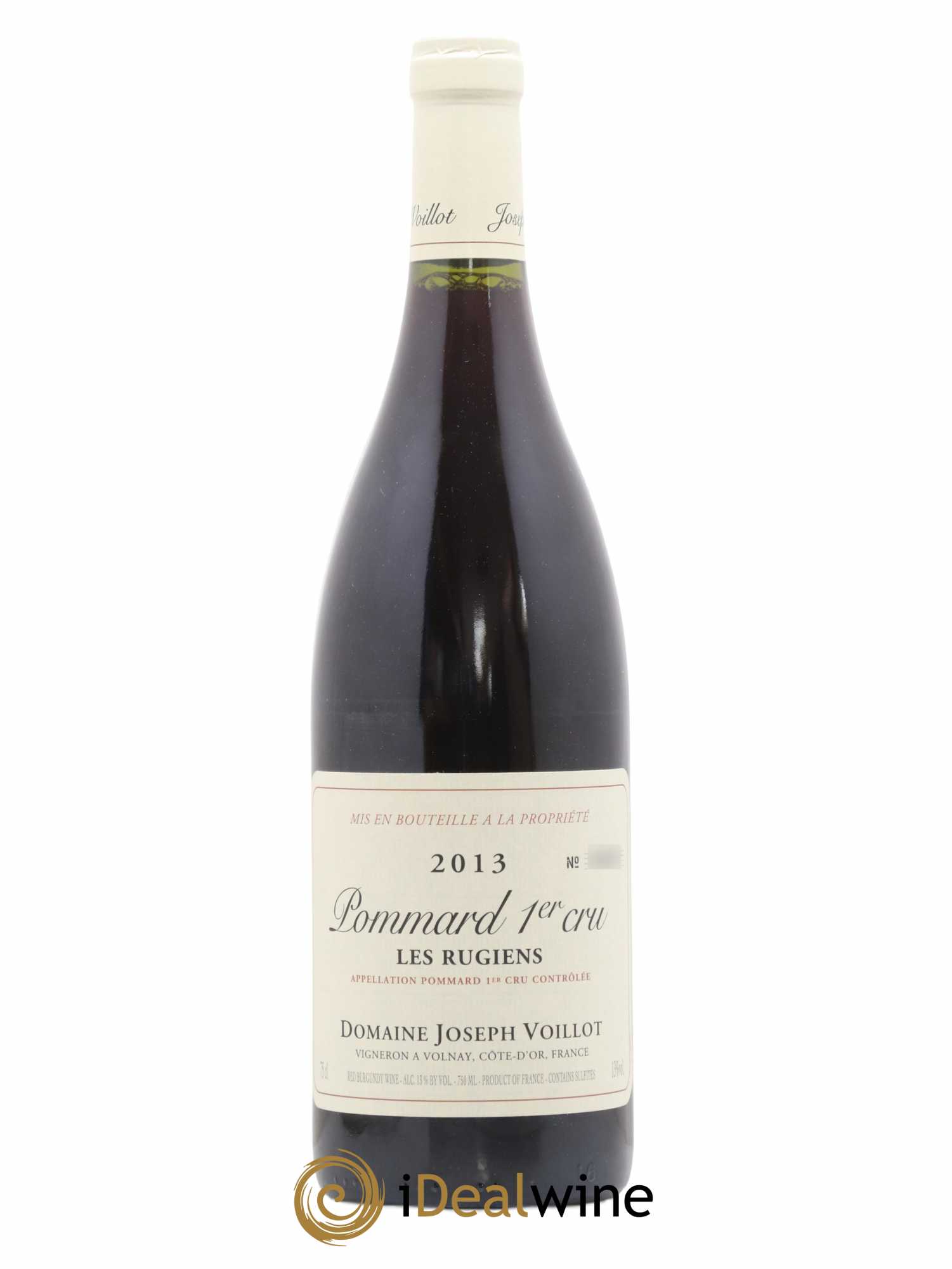 Pommard 1er Cru Les Rugiens Joseph Voillot (Domaine) 2013 - Lot de 1 bouteille - 0
